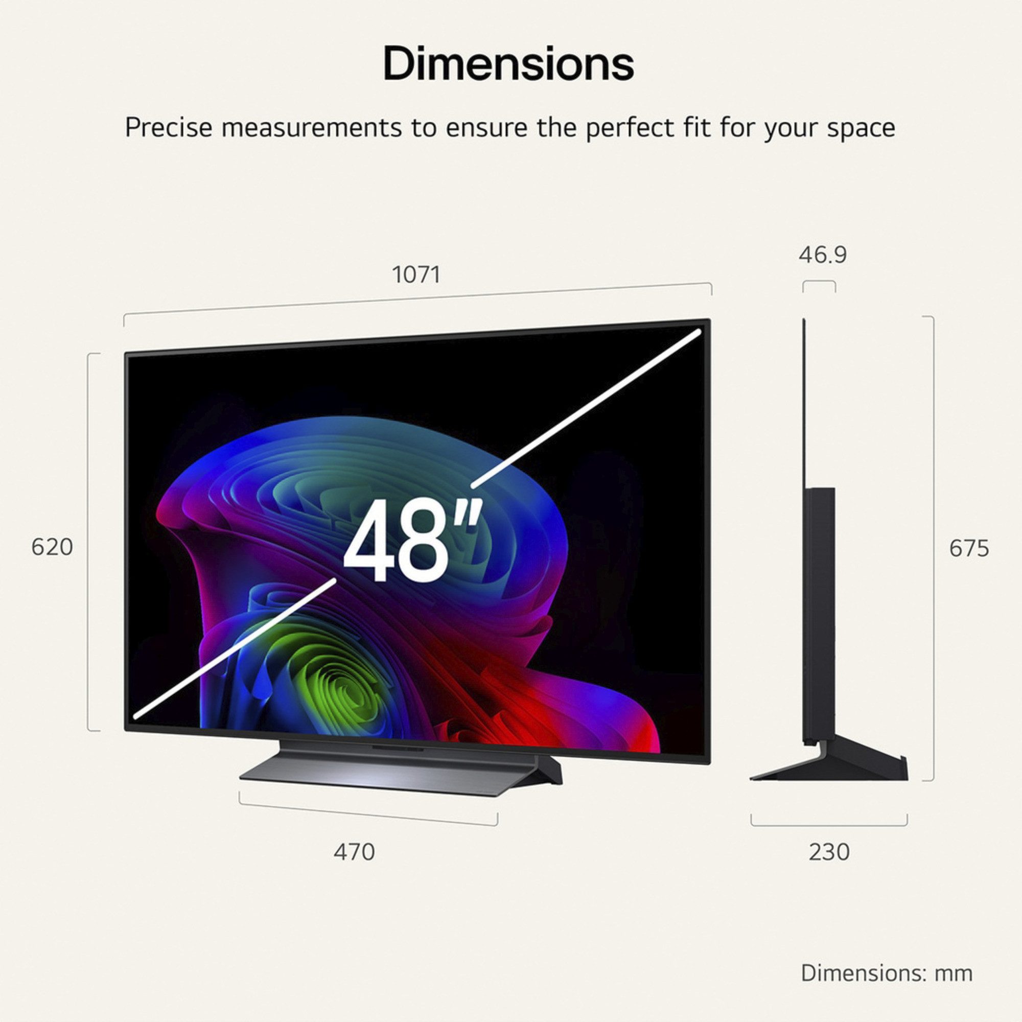 LG OLED48C6ELB LED-Fernseher (48 Zoll, 4K Ultra HD, Ja)