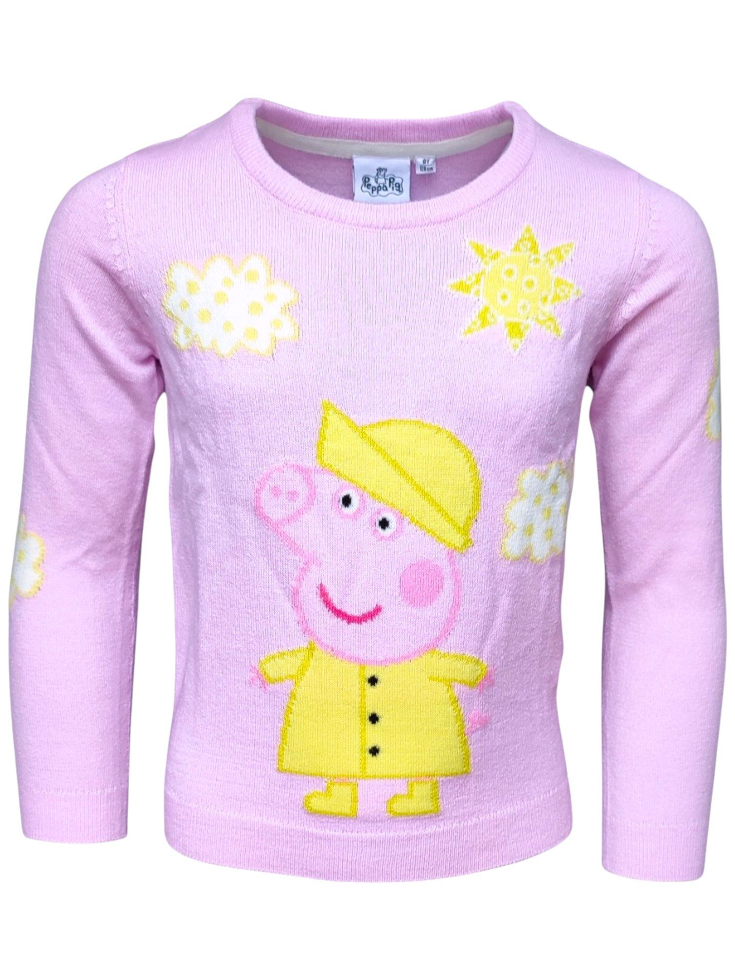 Peppa Pig Strickpullover Peppa Wutz Mädchen Pulli Größe 98-128 cm