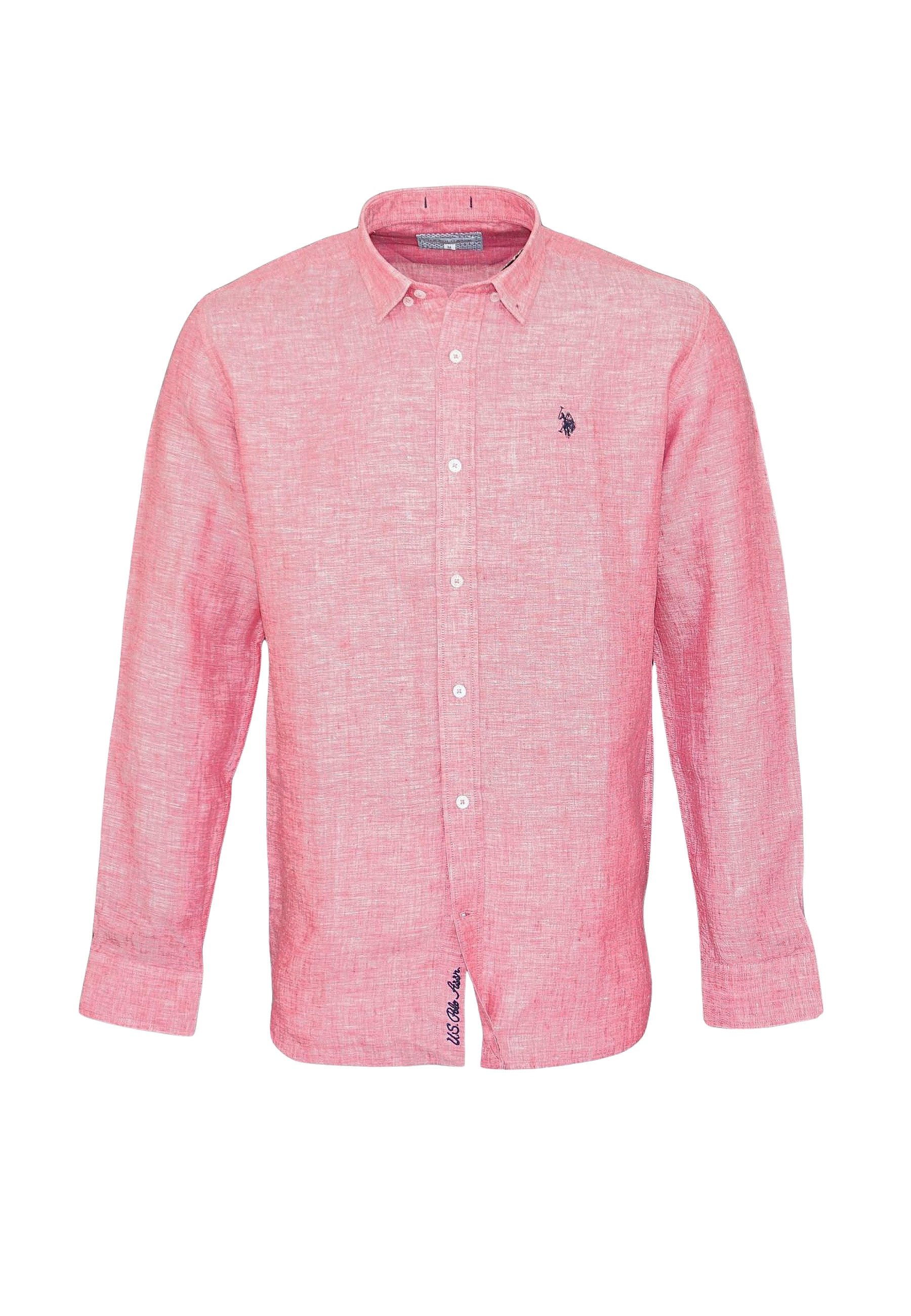 U.S. Polo Assn Langarmhemd Hemd Leinenhemd günstig online kaufen