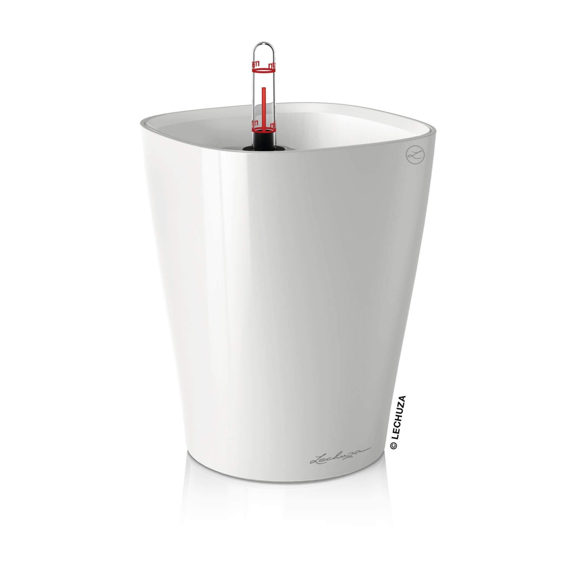 Lechuza® Blumentopf Deltini - weiß hochglanz günstig online kaufen