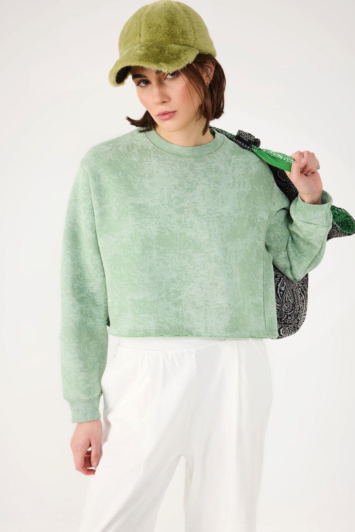 No Matter What Kapuzensweatshirt Crop-Sweatshirt