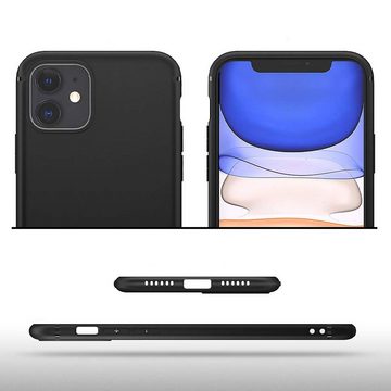 FITSU Handyhülle Ultra Slim Case für iPhone 11 Schwarz, Ultradünne Handyschale Slim Case Cover Schutzhülle mit Kameraschutz