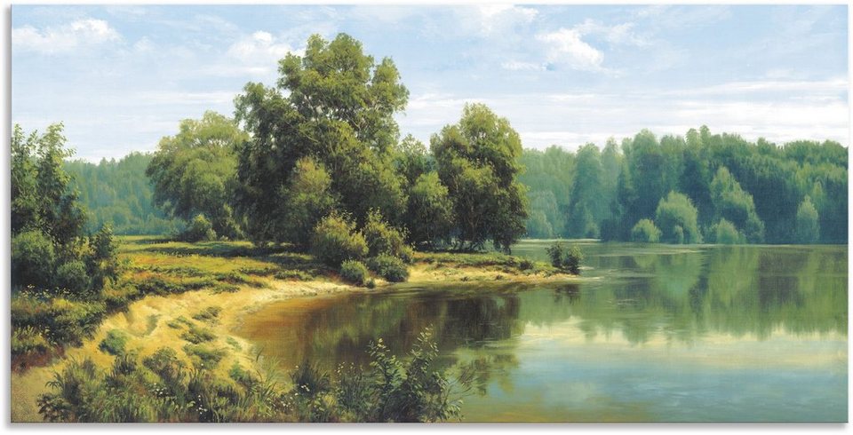 Artland Wandbild Russische Landschaft VII, Seebilder (1 St), als Alubild,  Leinwandbild, Wandaufkleber oder Poster in versch. Größen