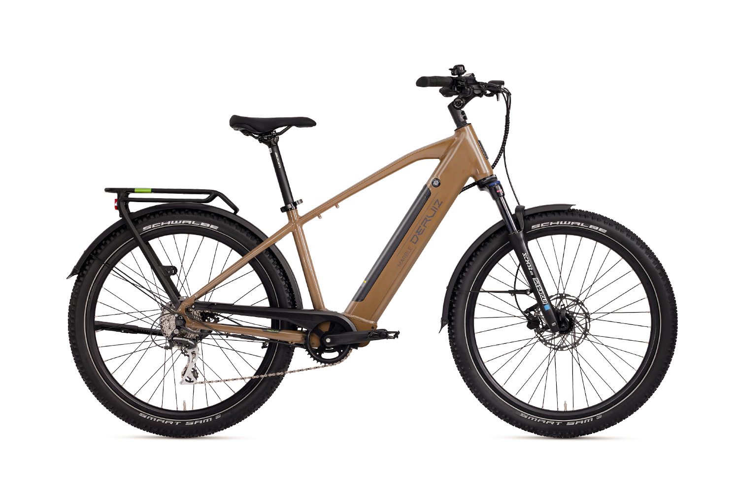 DERUIZ E-Bike Mountainbike 20 zoll E‑Faltrad/28 zoll Deruiz SUV, für Alltag & Abenteuer, 8 Gang SHIMANO RD-M360 SGS Schaltwerk, Kettenschaltung, Heckmotor, 644 Wh, Drehmomentsensor, Pedalunterstützung