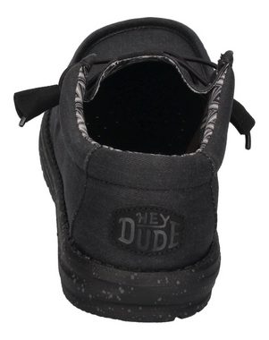 Hey Dude WALLY CANVAS Schnürschuh Black Black