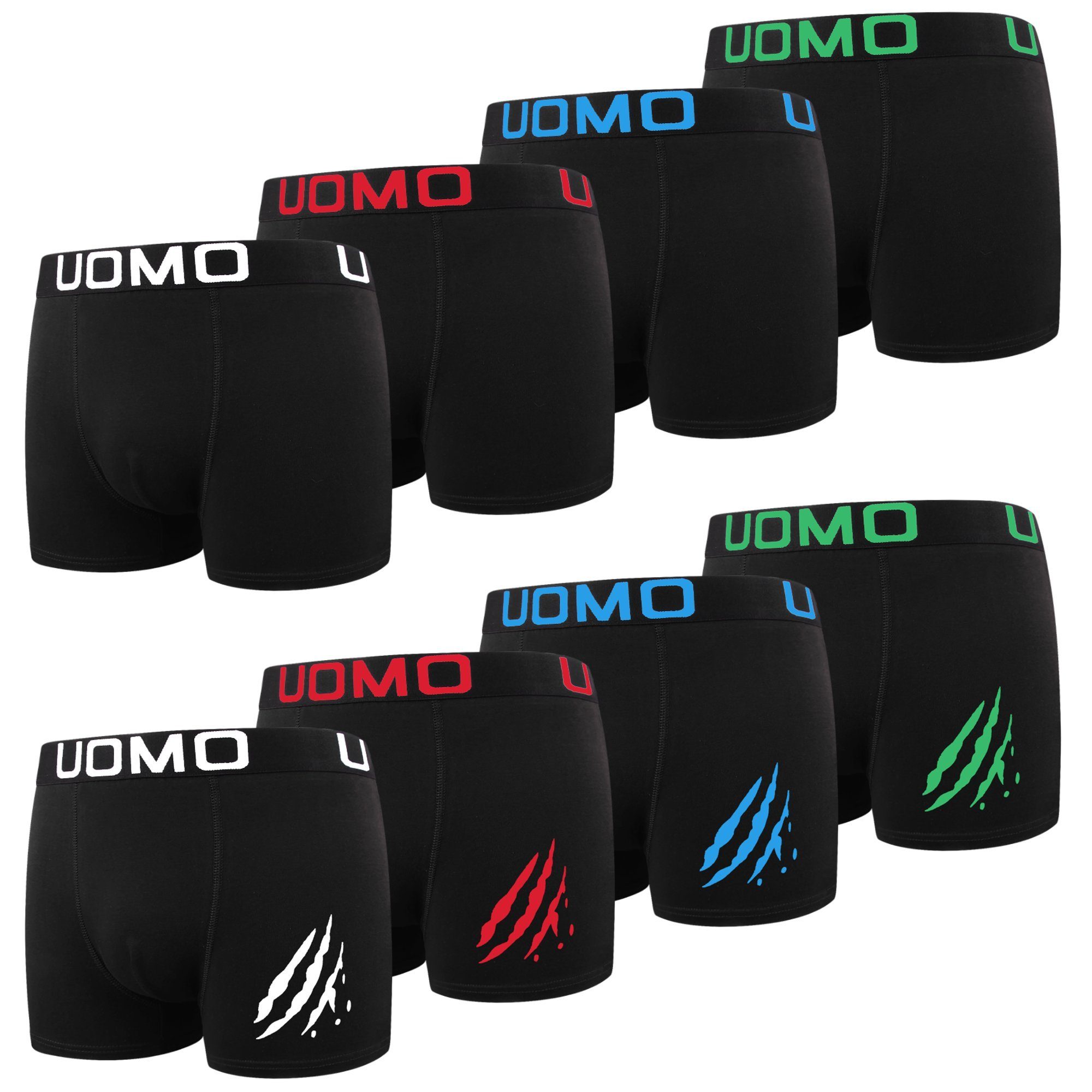 L&K Boxershorts 1117 (8er-Pack) Unterhosen Herren aus Baumwolle verschieden günstig online kaufen