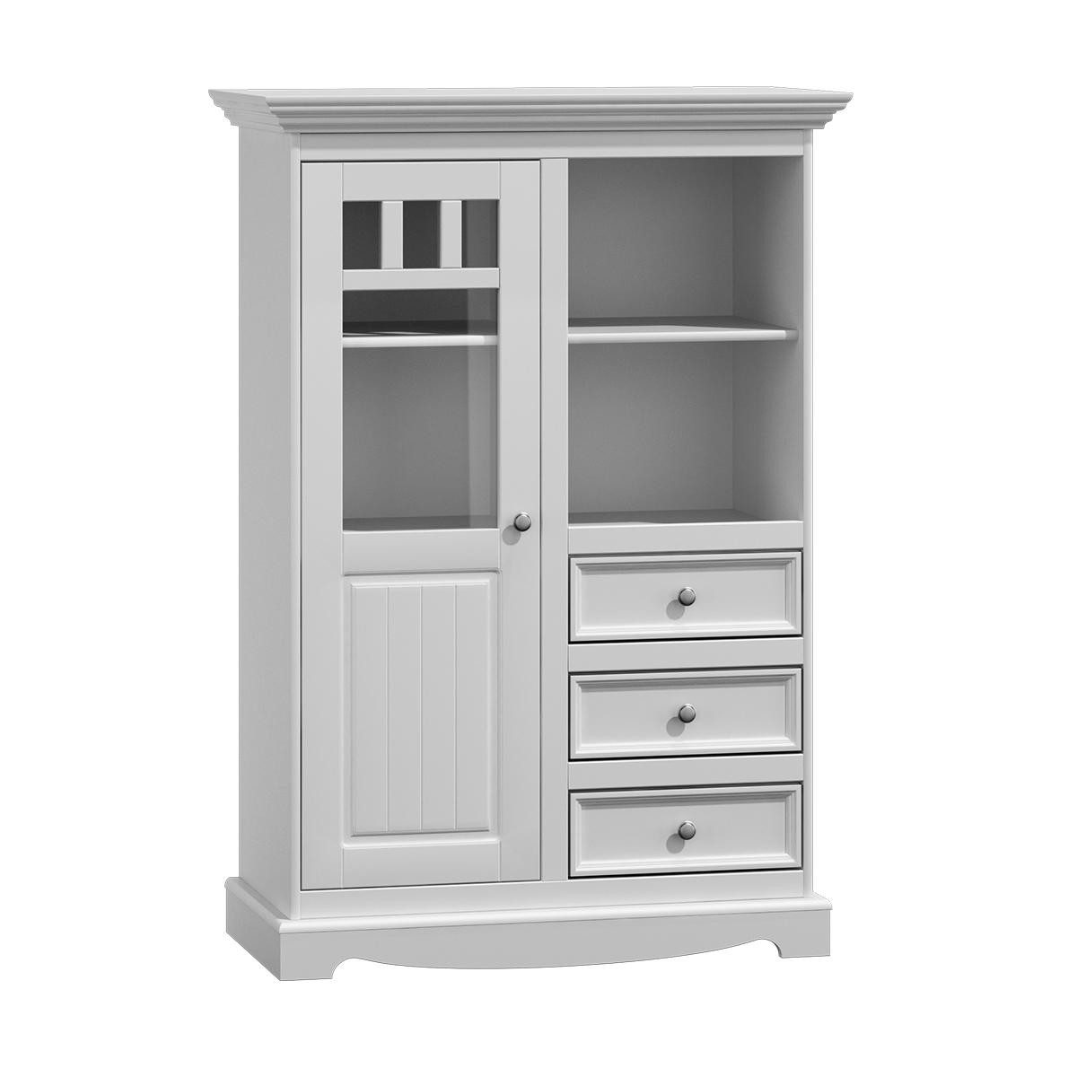 JVmoebel Anrichte Rustikale Wandregale aus Holz für das Wohnzimmer im Landhausstil, Made in Europa