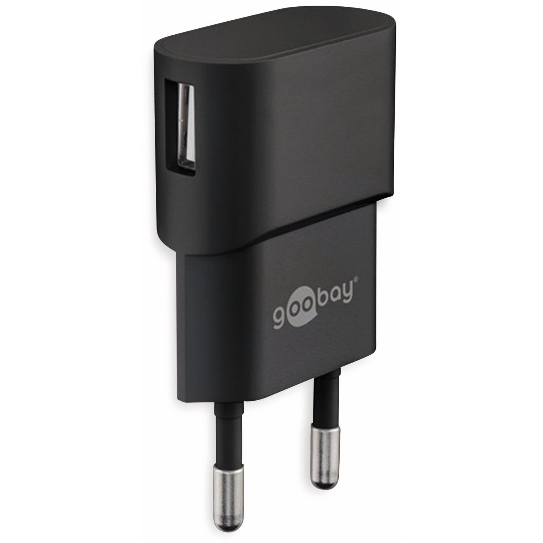 Goobay GOOBAY USB-Lader 44947, 1 A, 5 W, schwarz USB-Ladegerät