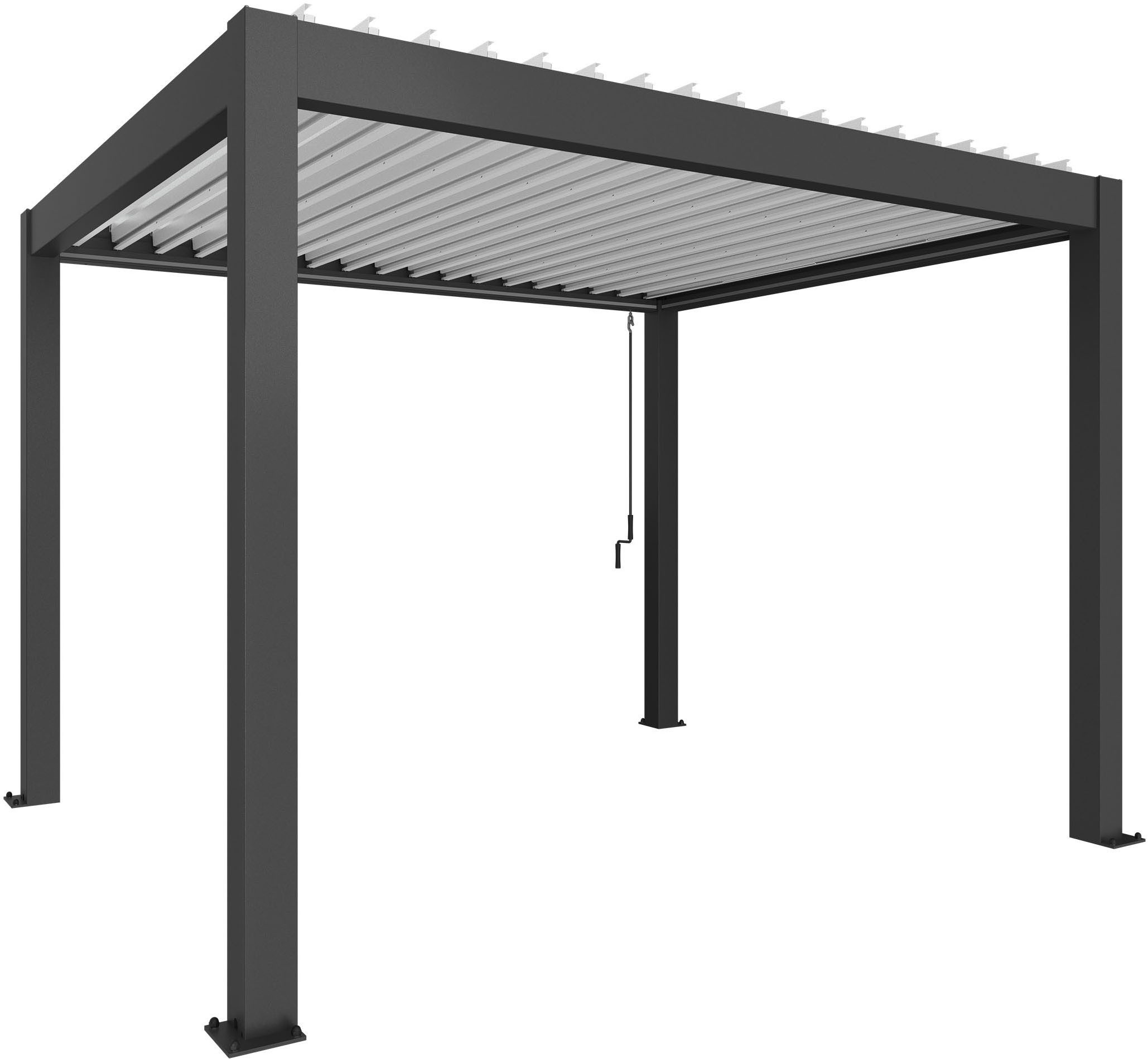 Biohort Pergola 3,5x3, verschiedene Farben, BxTxH: 367,5x312x264 cm, ausgezeichnet mit dem Red Dot Design Award