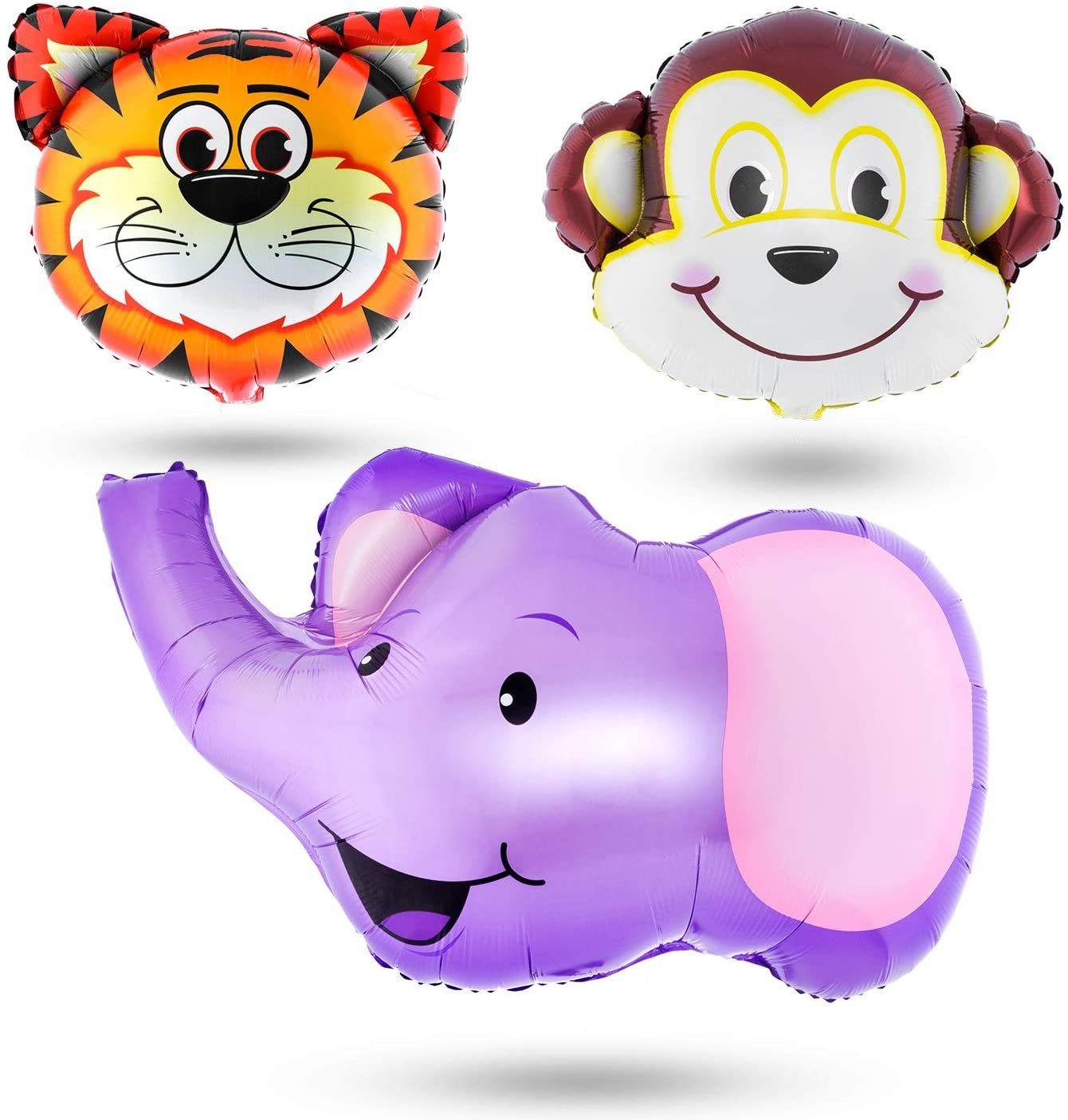 Elefant Helium-Ballon Folienballon Luftballon cm XXL 70 Goods+Gadgets Tier Tiermotiv,