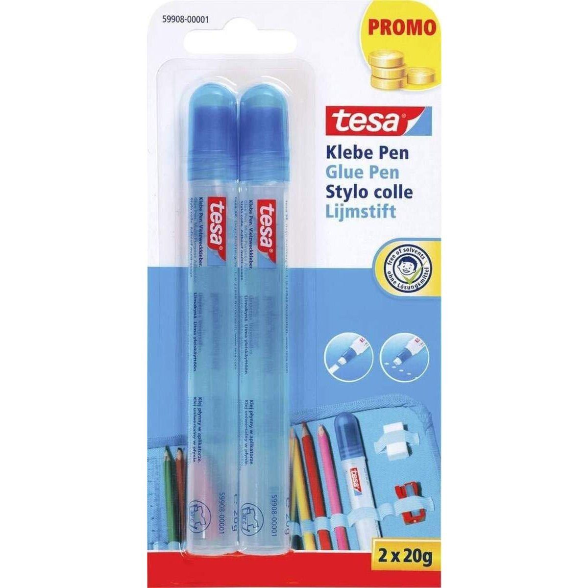 tesa Klebeband tesa Glue Pen Bastelkleber 2 x 20 g