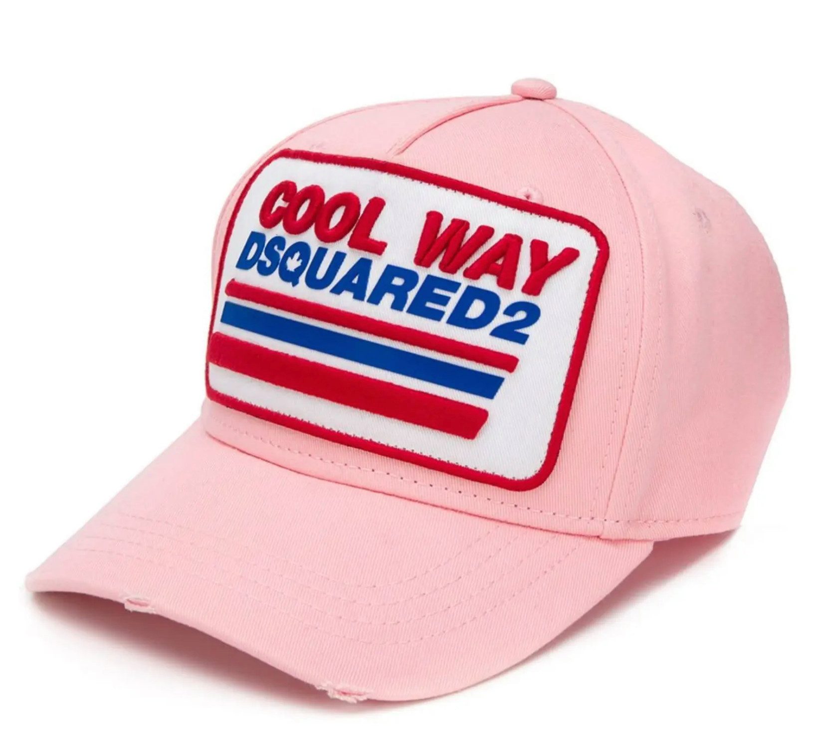 Dsquared2 Baseball Cap COOL WAY Baseballkappe Icon Cap Gestickte Details mit Logo-Typografie
