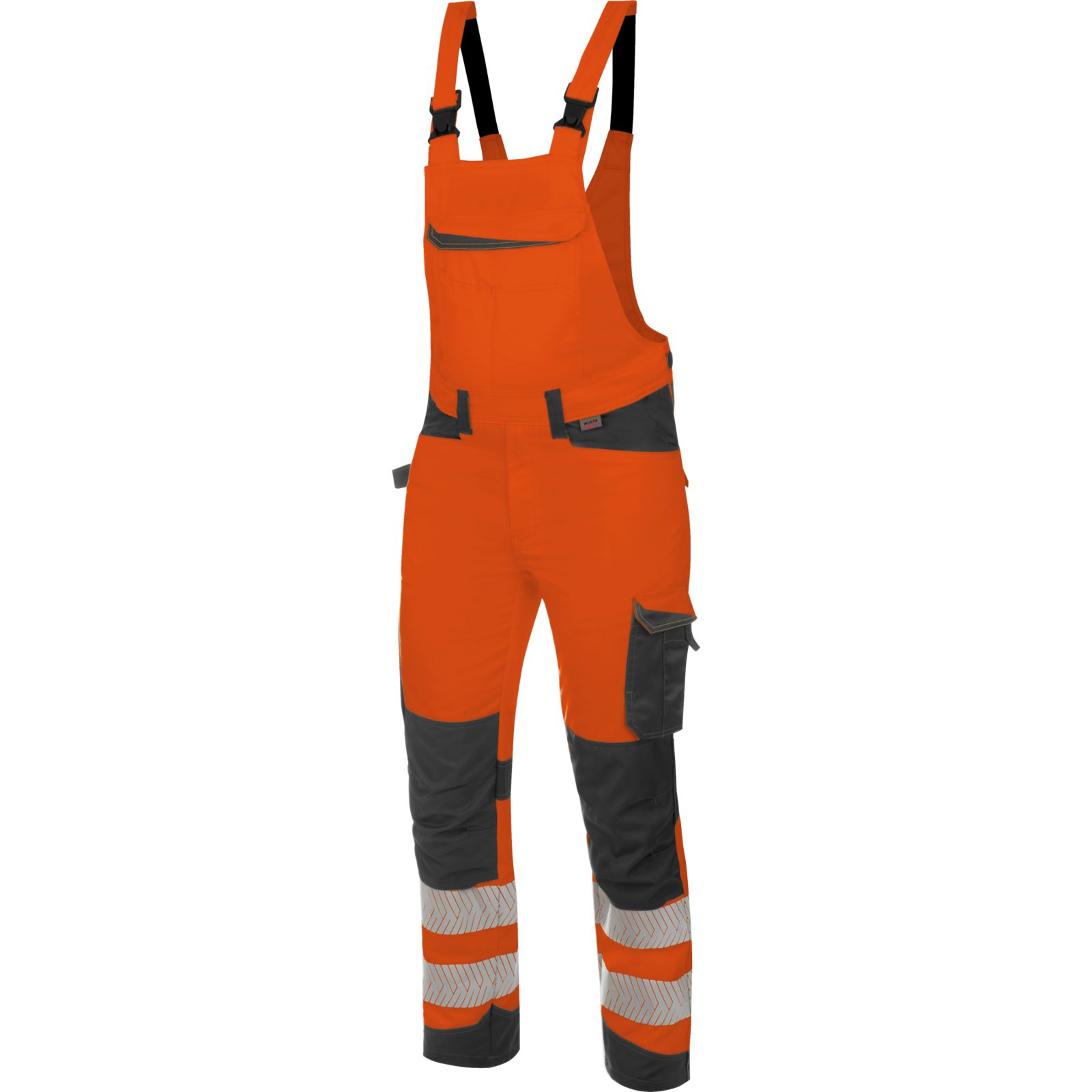 Würth MODYF Arbeitslatzhose Fluo EN 20471 Hi-Vis Latzhose für Profis Moderne Warnschutzlatzhose für Handwerker