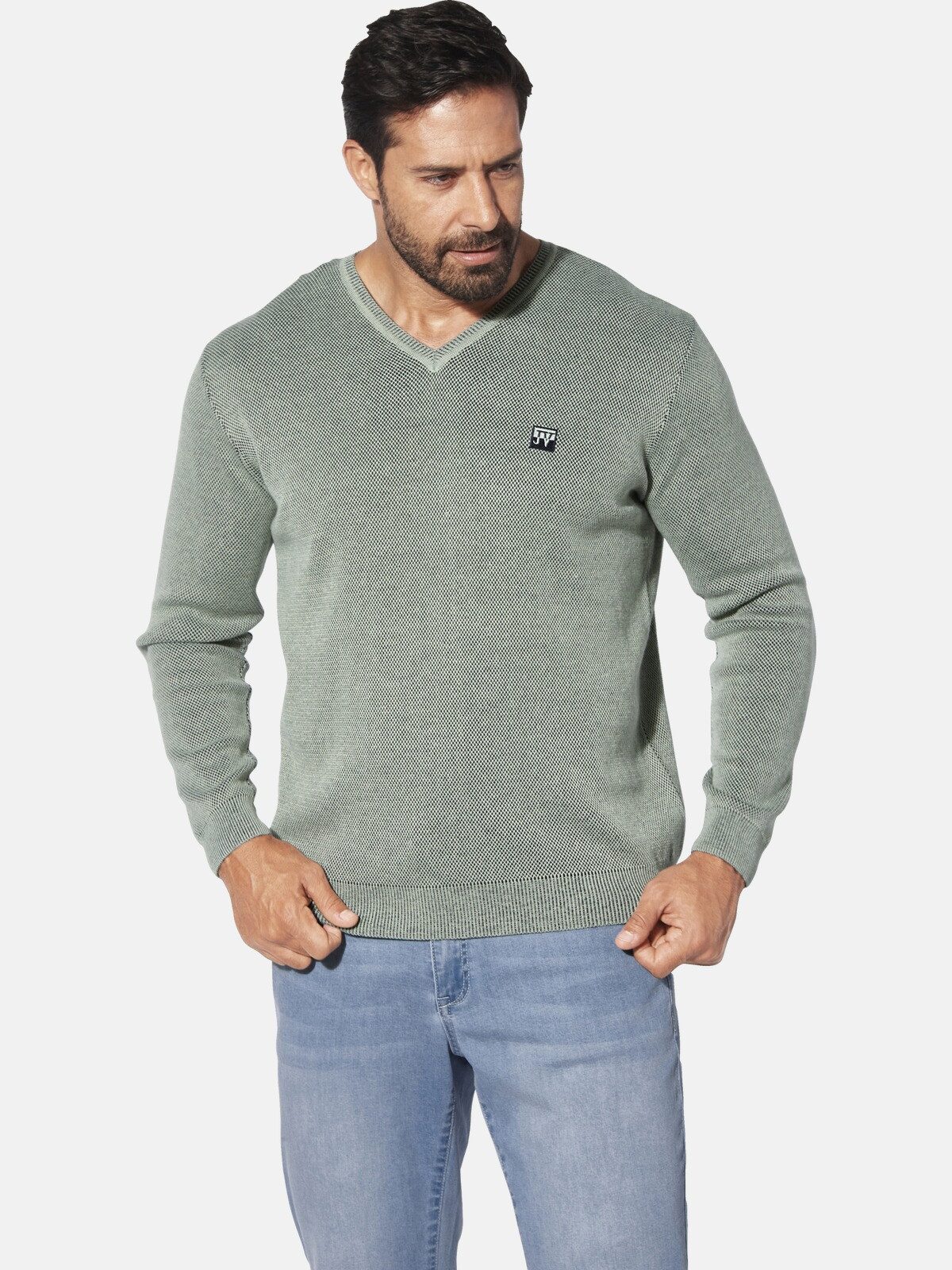 Jan Vanderstorm Strickpullover KEIMO mit kernigem günstig online kaufen