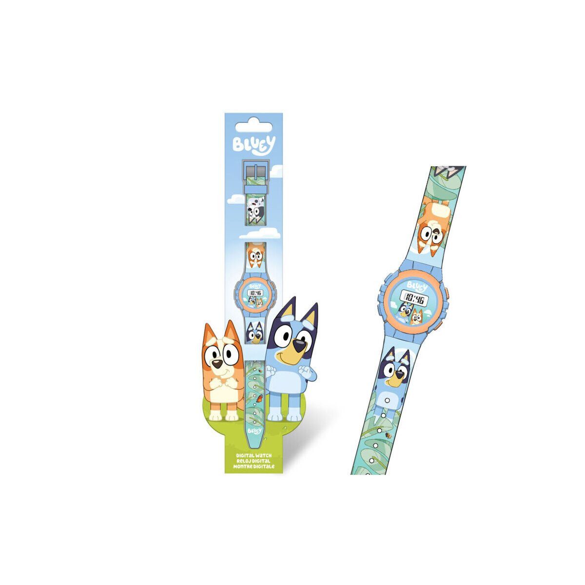 Bluey Digitaluhr Bluey Life digitale Uhr – Für Kinder mit Animation, (1-tlg)