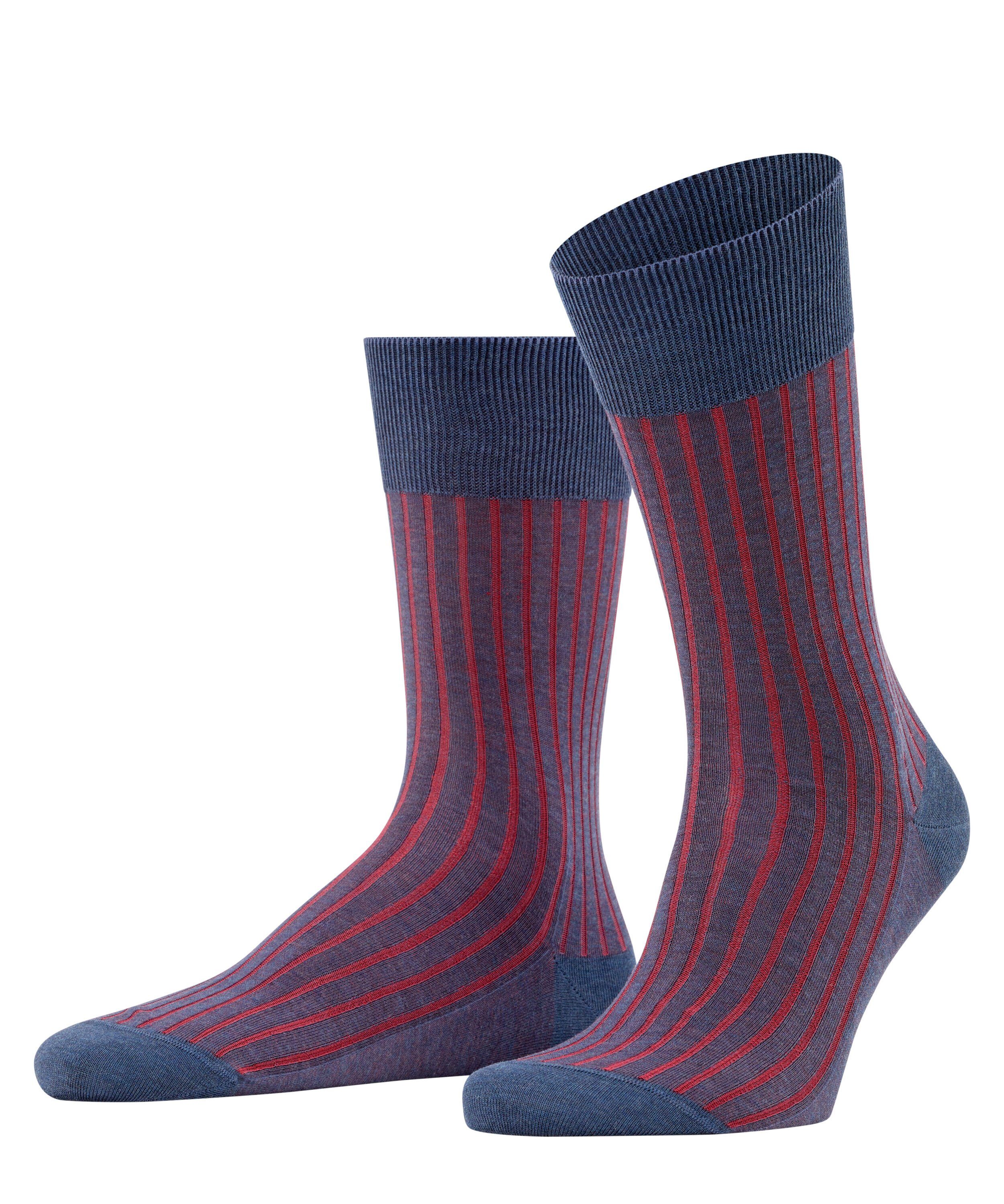 (1-Paar) MELANGEN FALKE (6665) Socken DEMIN Shadow