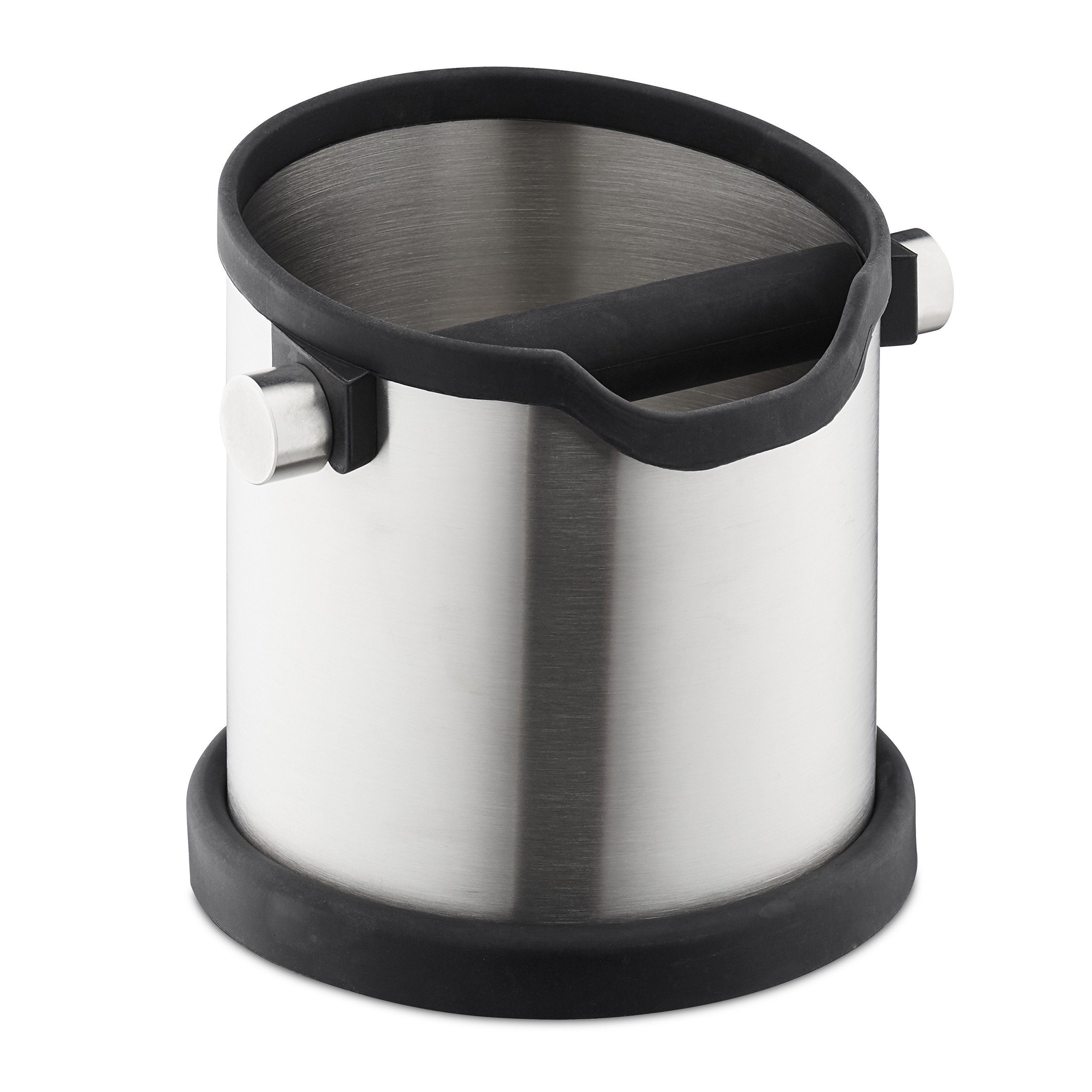 relaxdays Kaffeeservice Abklopfbehälter für Kaffeesatz (1-tlg), Edelstahl