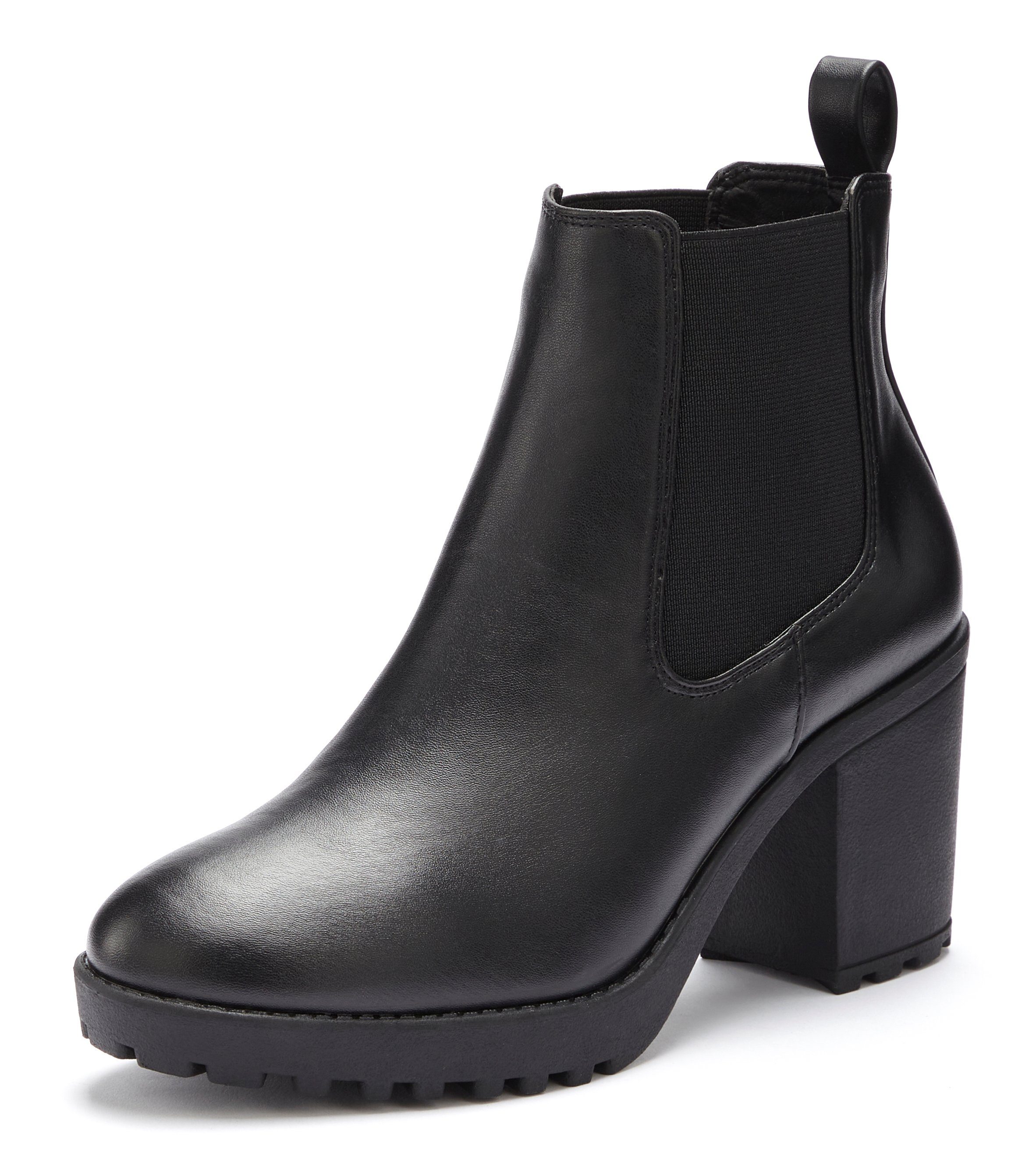 Vivance Chelseaboots mit Blockabsatz & Stretch-Einsatz, High-Heel-Stiefelette, Ankle Boots