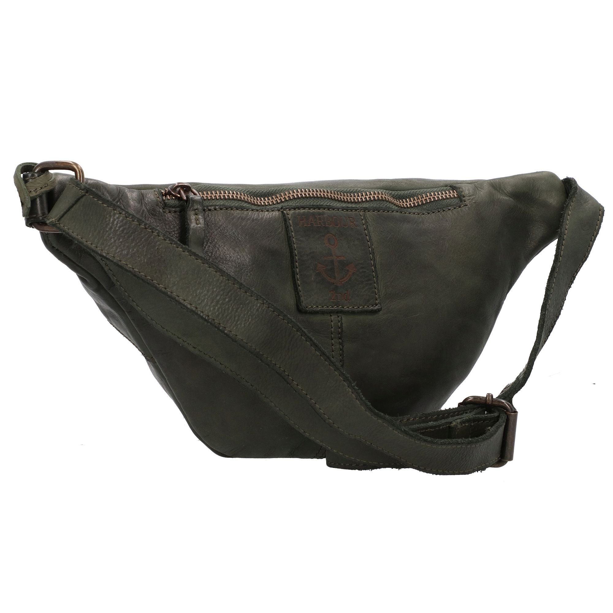 Love, 2nd Leder Gürteltasche Anchor HARBOUR forest green