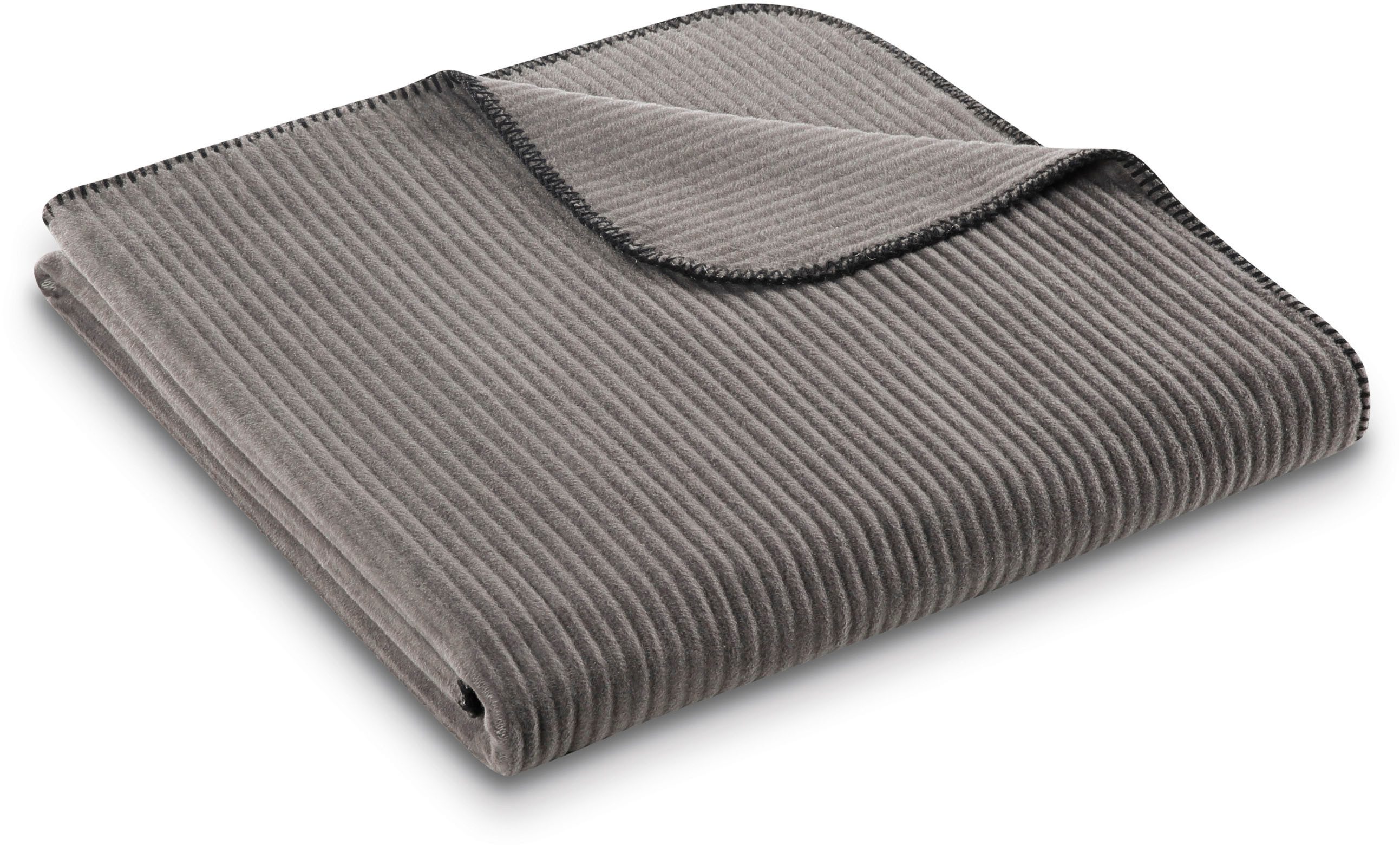 Wohndecke Feel Cord, Biederlack, mit schöner Hoch-Tief-Struktur