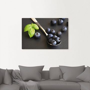 Artland Leinwandbild Heidelbeeren, Obst Bilder (1 St), auf Keilrahmen gespannt