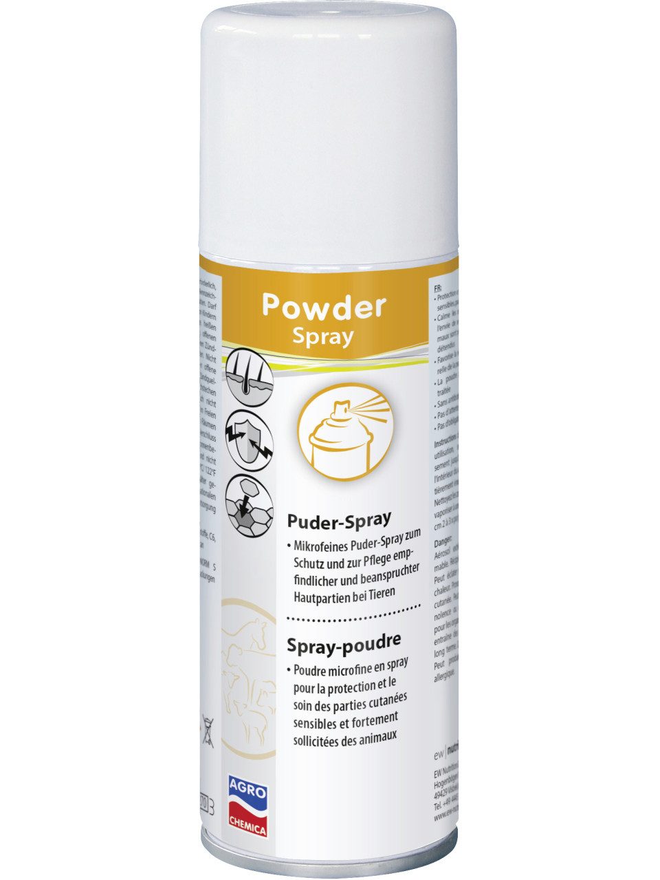 Kerbl Fellpflege Kerbl Agrochemica Hautpflege Powderspray 200ml