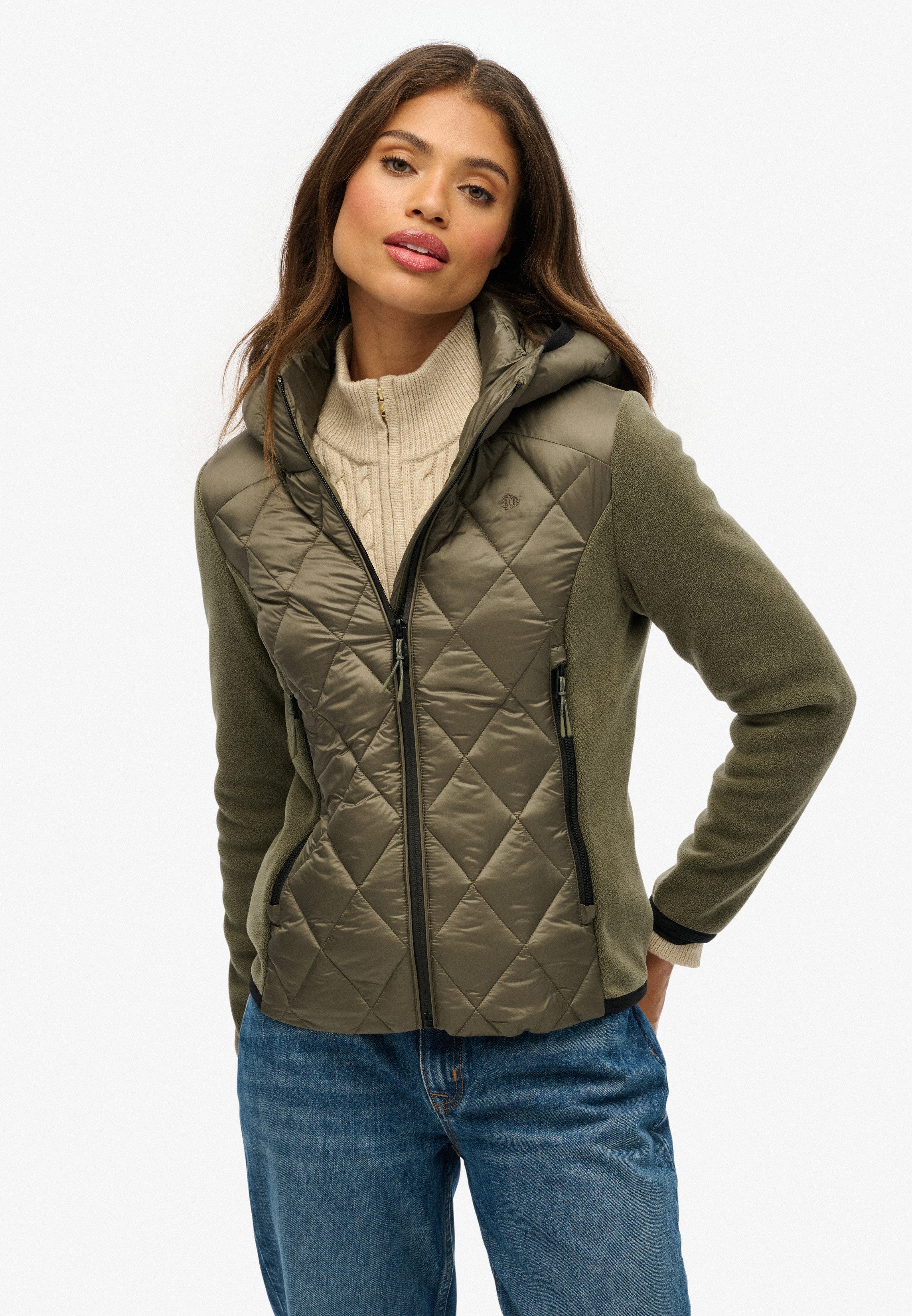 Superdry Steppjacke HOODED HERITAGE STORM JACKET