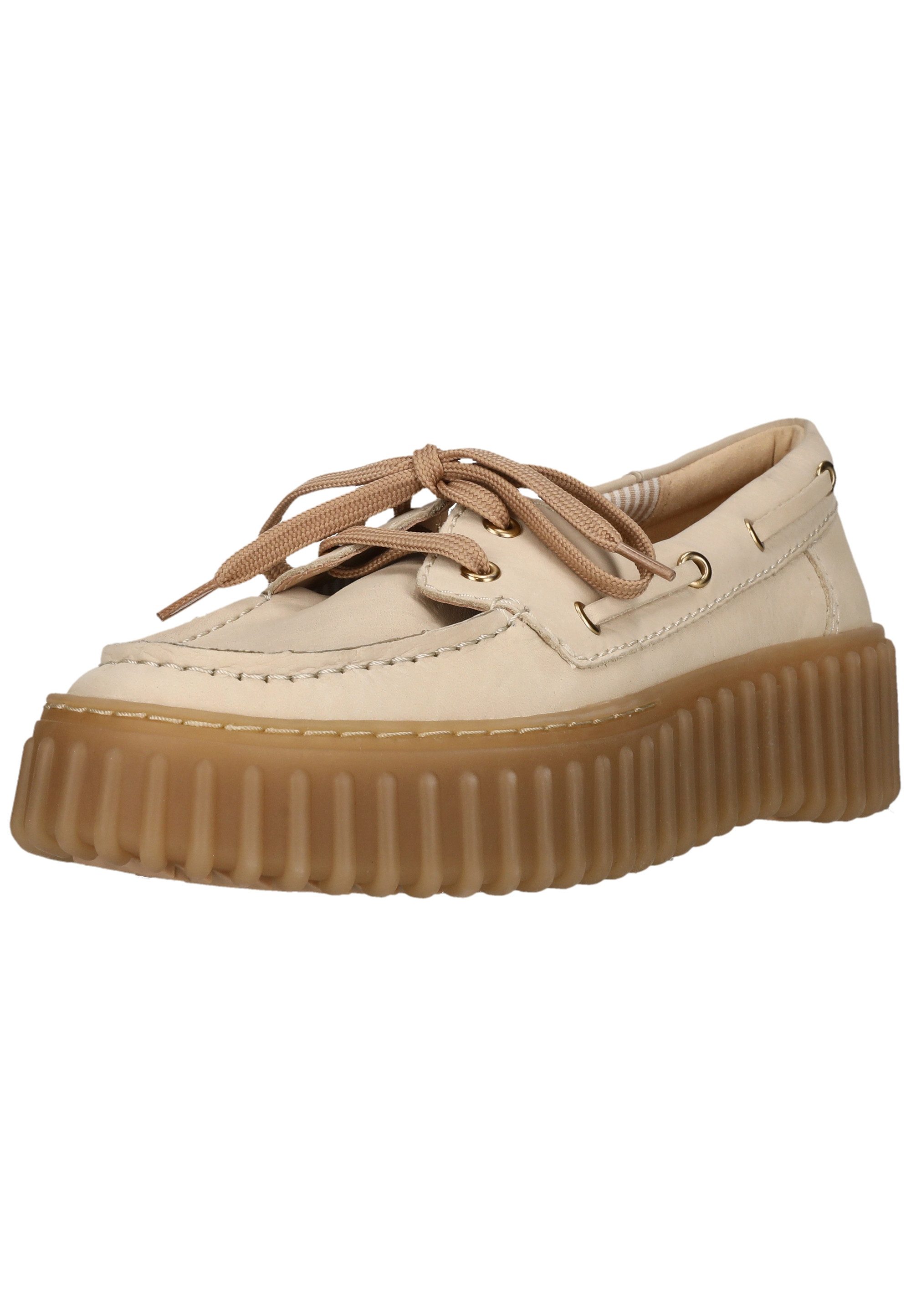 Clarks Torhill Boat Schnürschuh mit Contour Cushion-Fußbett