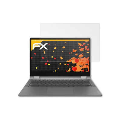 atFoliX Schutzfolie für Lenovo IdeaPad Flex 5 Chromebook 13 Inch, (2 Folien), Entspiegelnd und stoßdämpfend