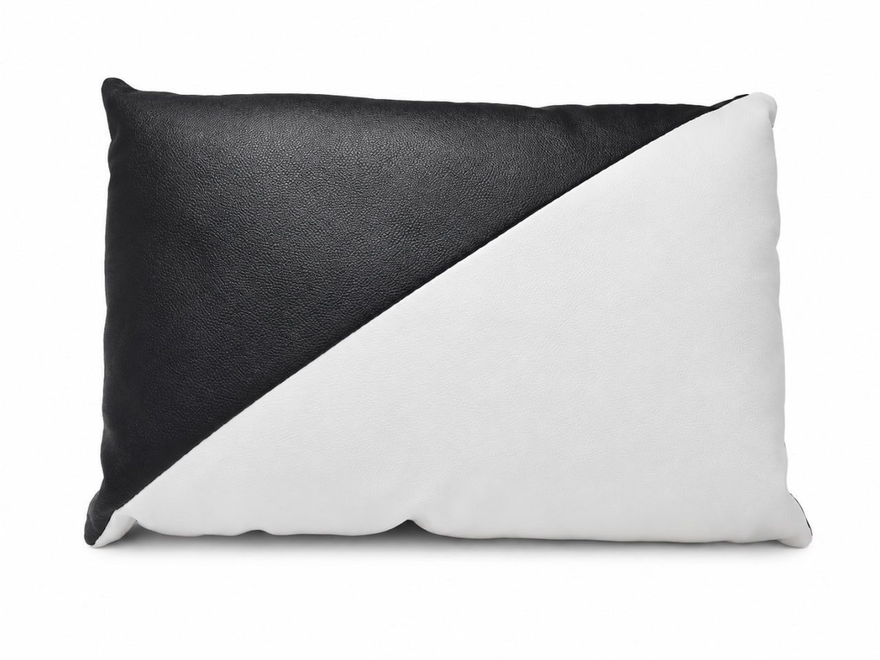 Xlmoebel Dekokissen Minimalistische Diagonal-Kissen in Schwarz-Weiß Luxuriöser Sofort
