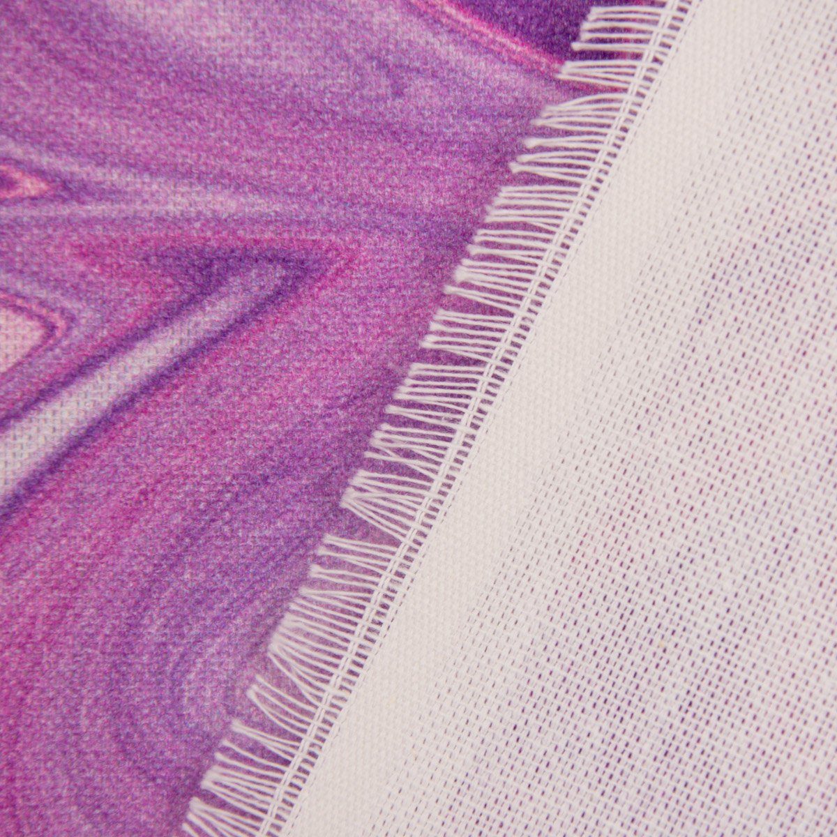 Vorhang SCHÖNER LEBEN. Batik 245cm, Baumwolle, LEBEN., SCHÖNER Retro pink vorgewaschen in Germany, made Smokband Digitaldruck Digitaldruck, (1 Vorhang handmade, blickdicht, St), lila