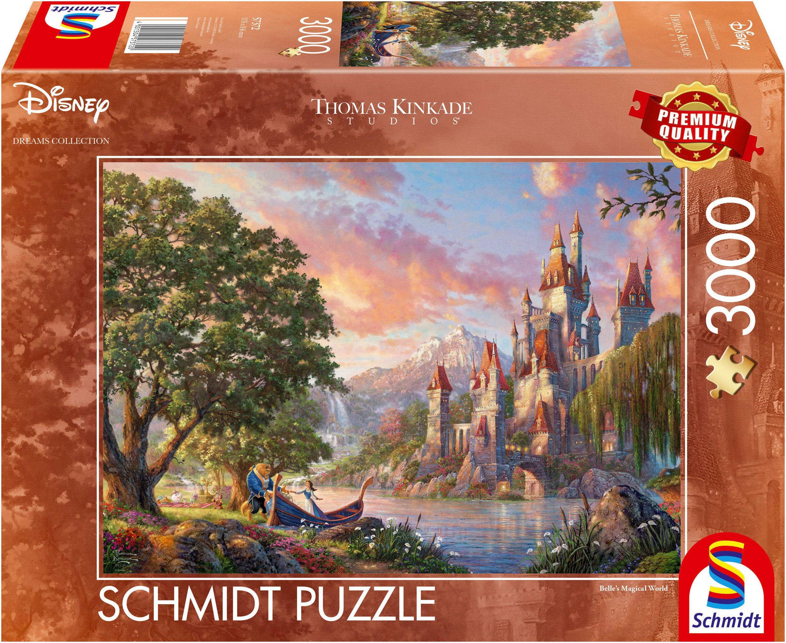 Puzzle Disney, Belle's Magical World von Thomas Kinkade
