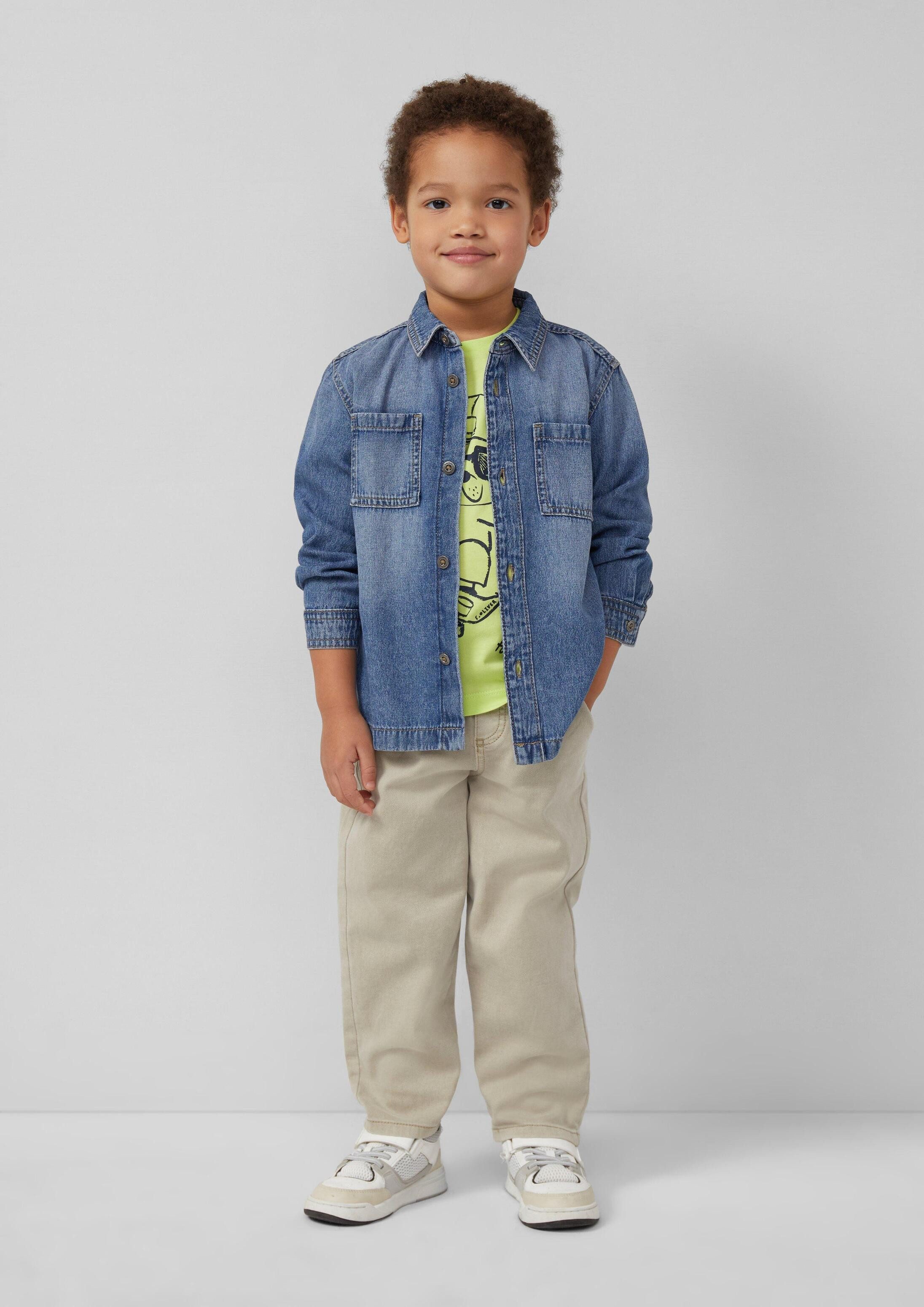 s.Oliver Chinos Hose TONI Toni / Relaxed Fit / Mid Rise / Tapered Leg / Elastikbund