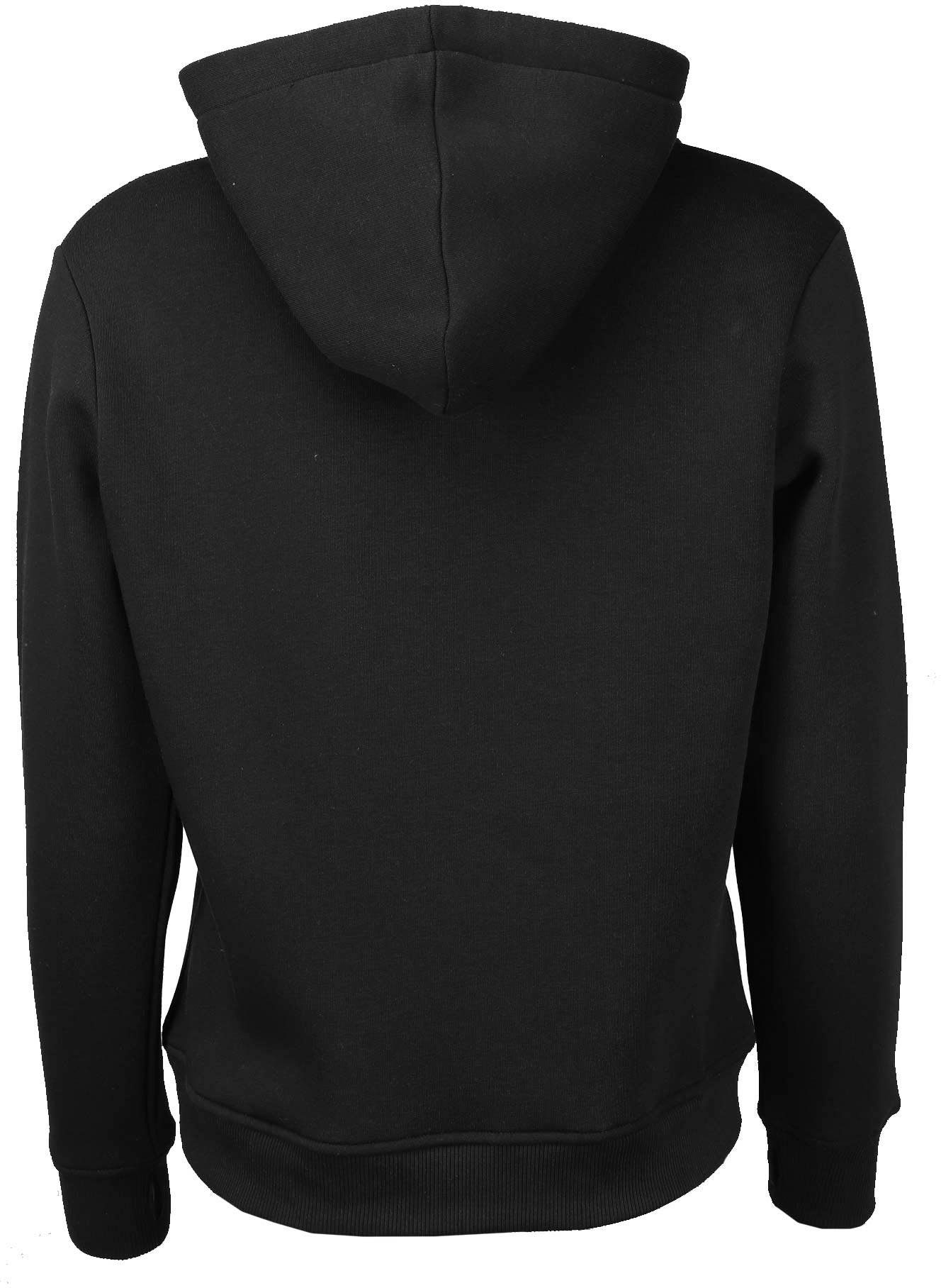Zwillingsherz Kapuzensweatjacke Leo-Details, Langarm, Reißverschluss, Baumwollmischung – Bild 5 von 5