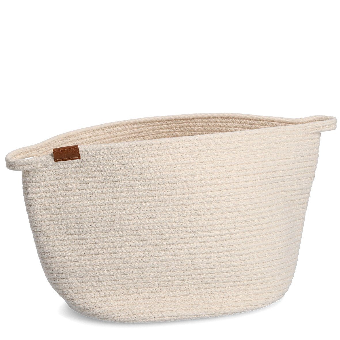 Zeller Present Aufbewahrungskorb, Baumwolle/Polyester, natur, ca. günstig online kaufen