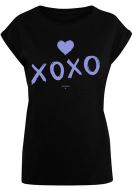 F4NT4STIC T-Shirt Valentinstag xoxo Herz Print