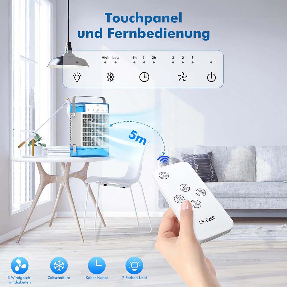 MUPOO Standventilator Tragbare Klimaanlage 4 in günstig online kaufen