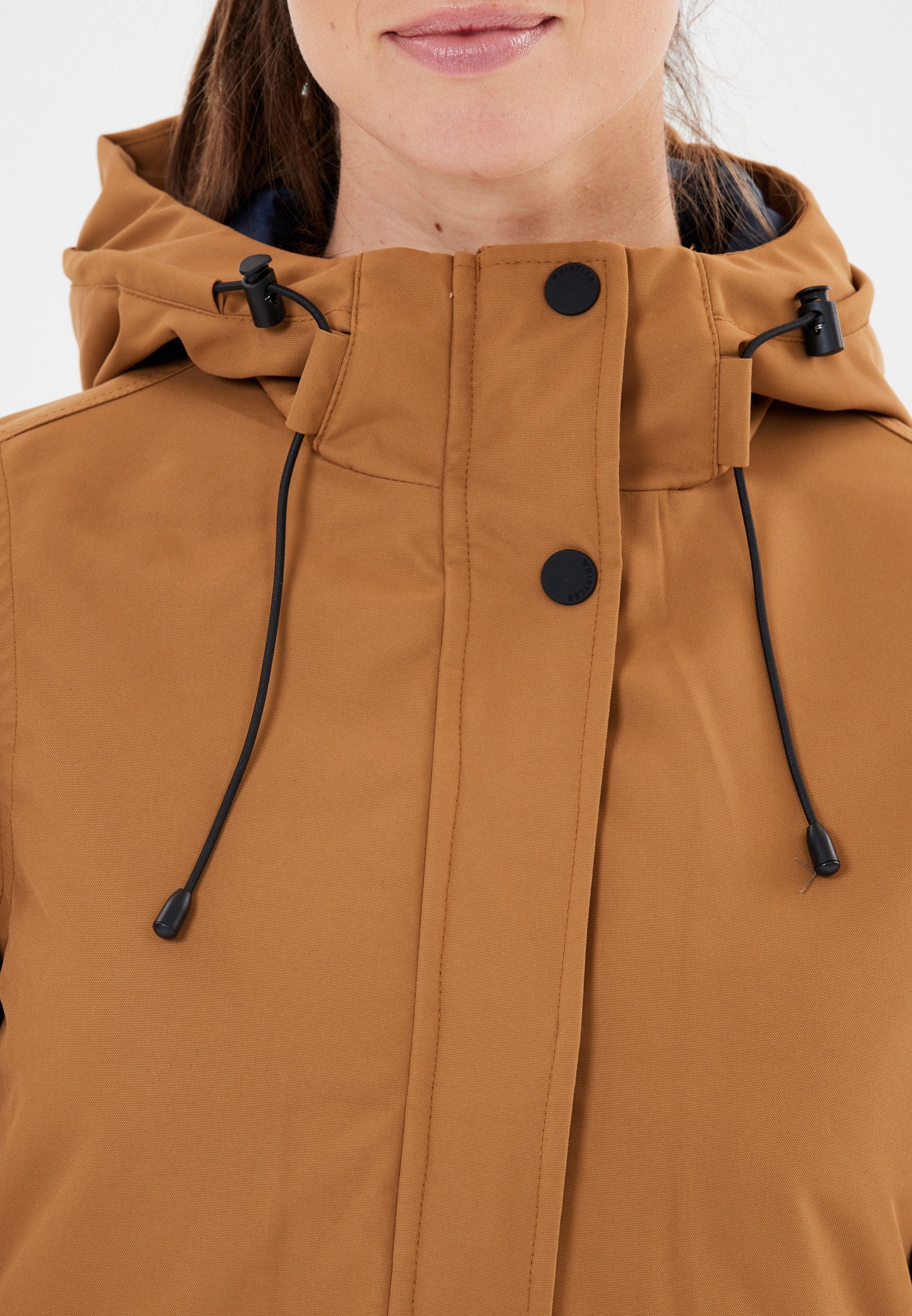 braun mm Outdoorjacke Wassersäule mit WHISTLER Mullie 10.000