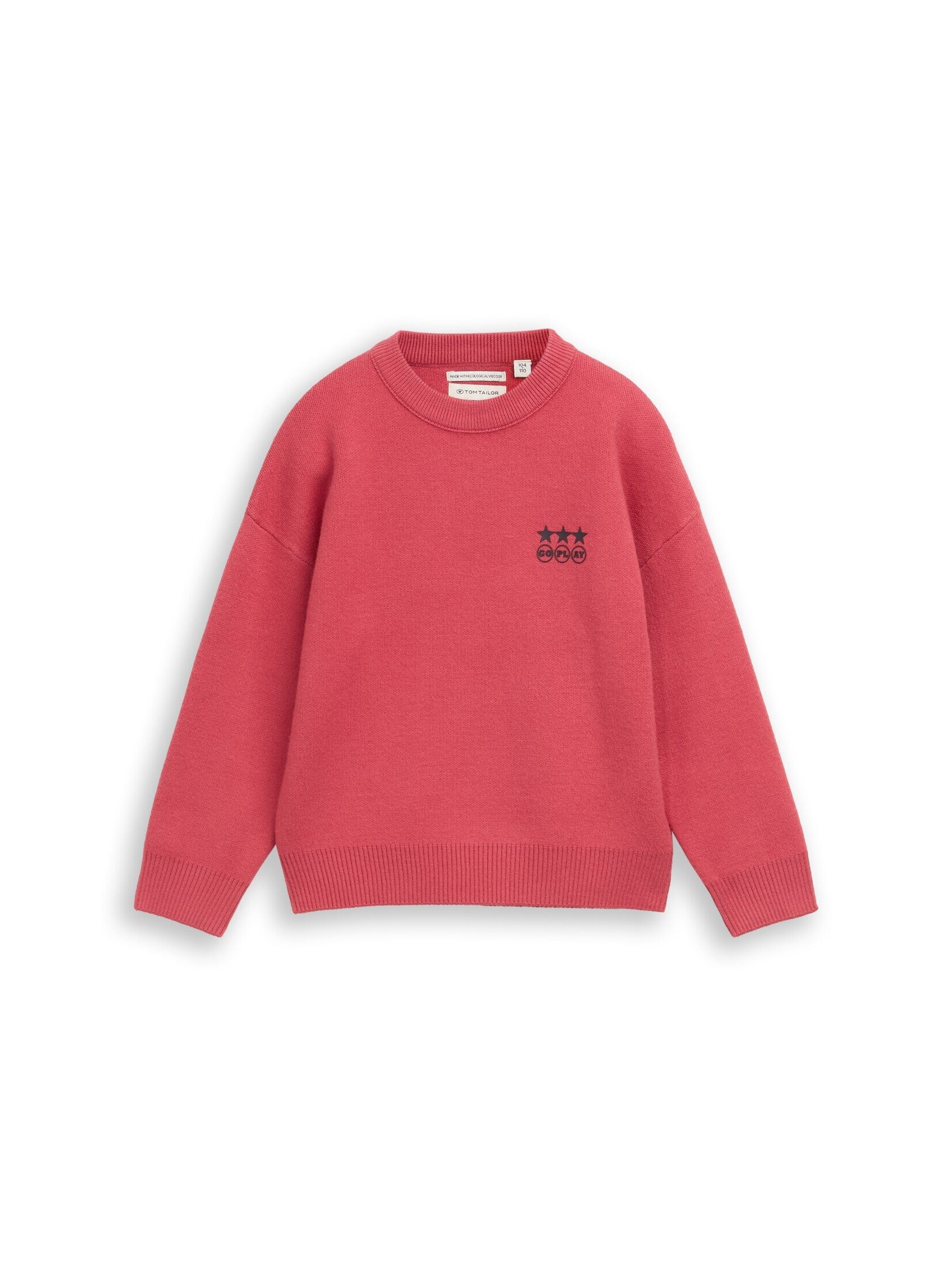 TOM TAILOR Strickpullover Pullover & Strickjacken Oversize Strickpullover mit Print