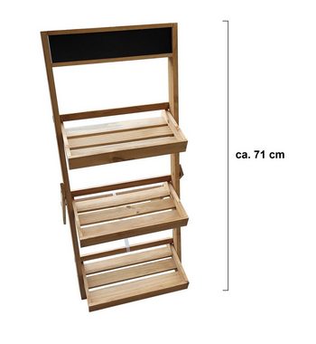 Provance Blumentisch Blumentopfregal Ausklappbar ca. 37 x 46 x 71cm (1-St)