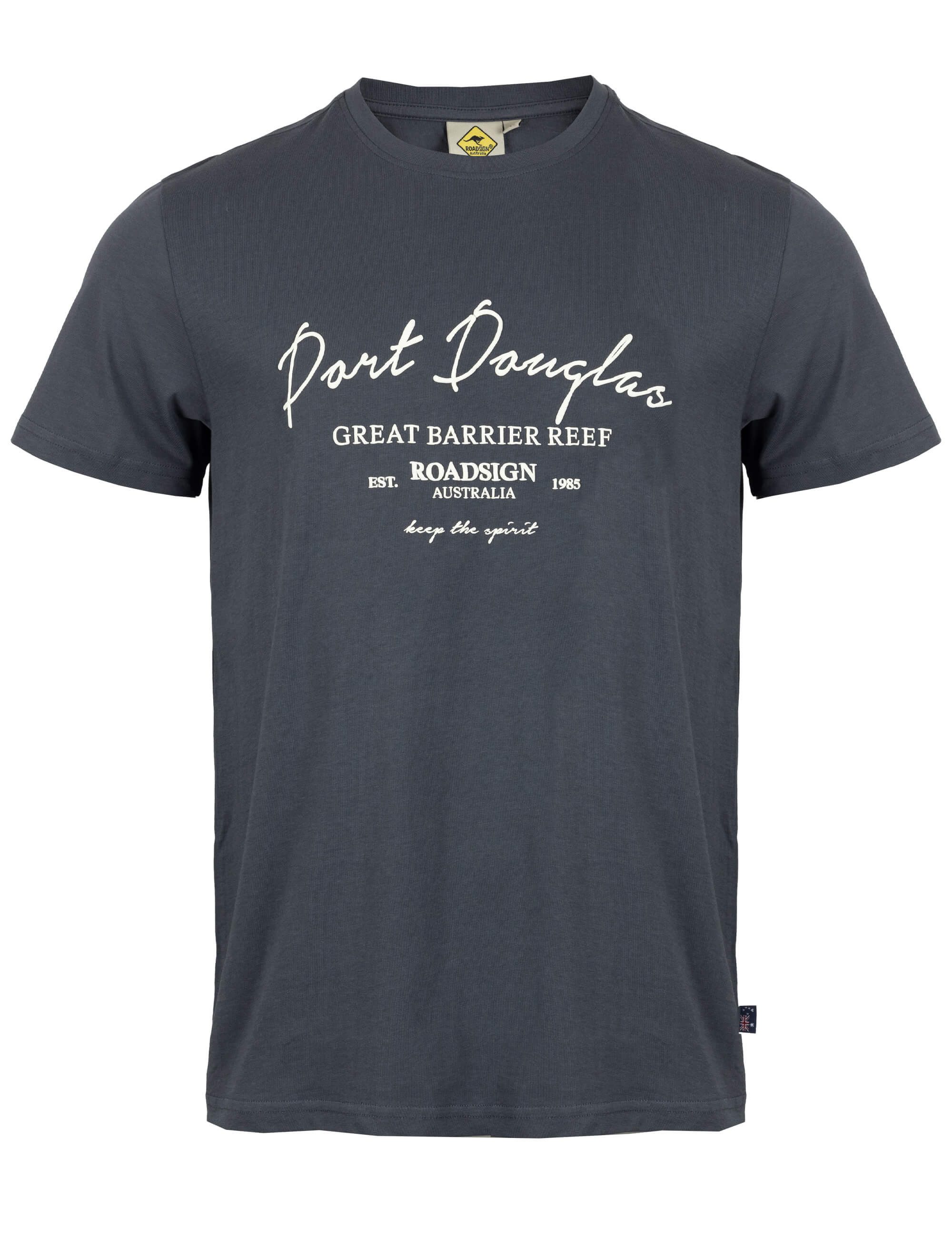 ROADSIGN australia T-Shirt Port Douglas (1, 1-tlg., 1) mit Puffy Print & Rundhalsausschnitt