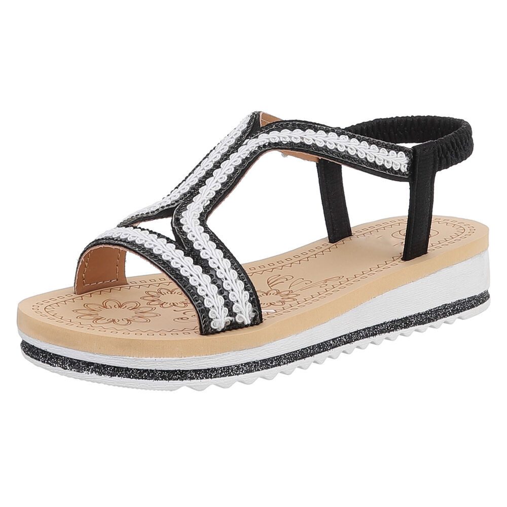 Ital-Design Bequeme Damen-Sandalen mit elegantem Design für den Sommer Riem günstig online kaufen
