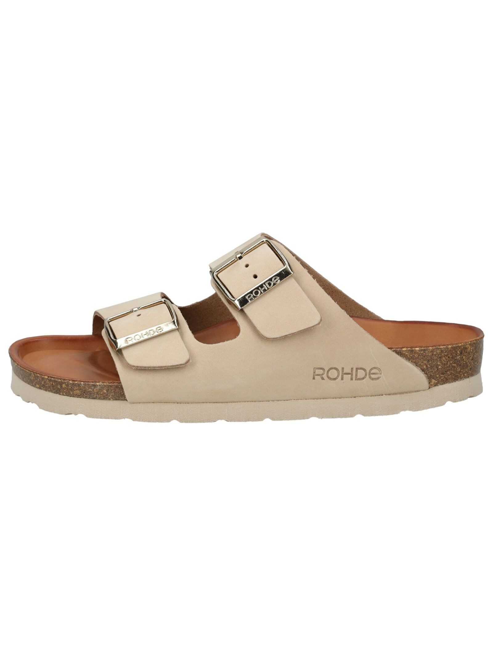 Rohde Pantoletten Nubukleder Pantolette günstig online kaufen