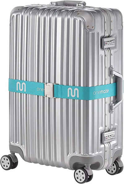 onemate Spanngurt »ONEMATE Koffergurt-Set mit Metallschnalle – Unfassbar Robustes Kofferband für 100% Sichere Reisen« (1-St)