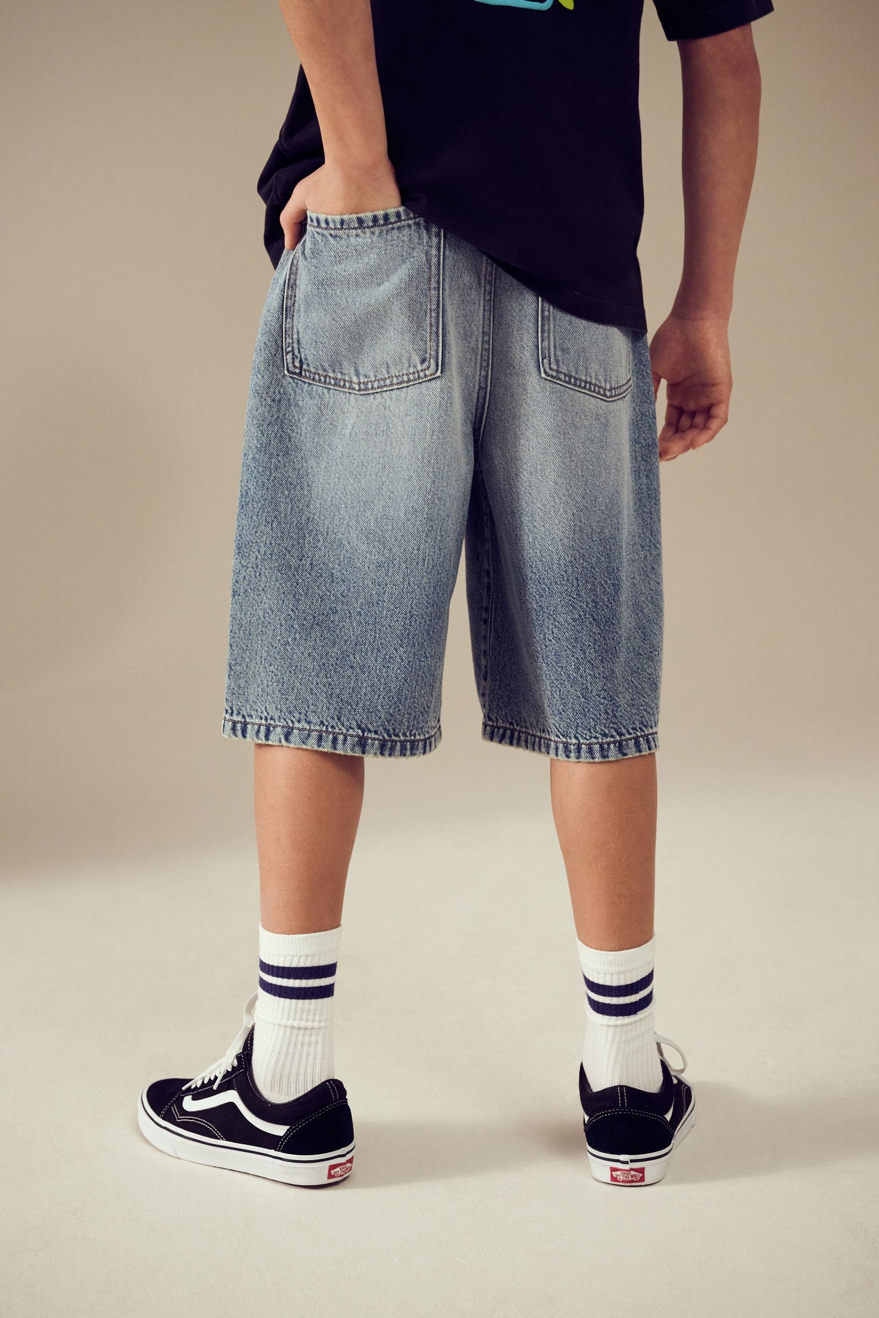 Next Shorts Denim-Bermudashorts aus 100 % Baumwolle günstig online kaufen