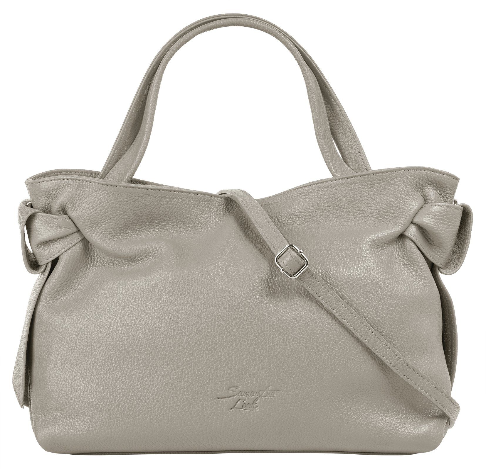 Samantha Look Henkeltasche, echt Leder, Made in Italy