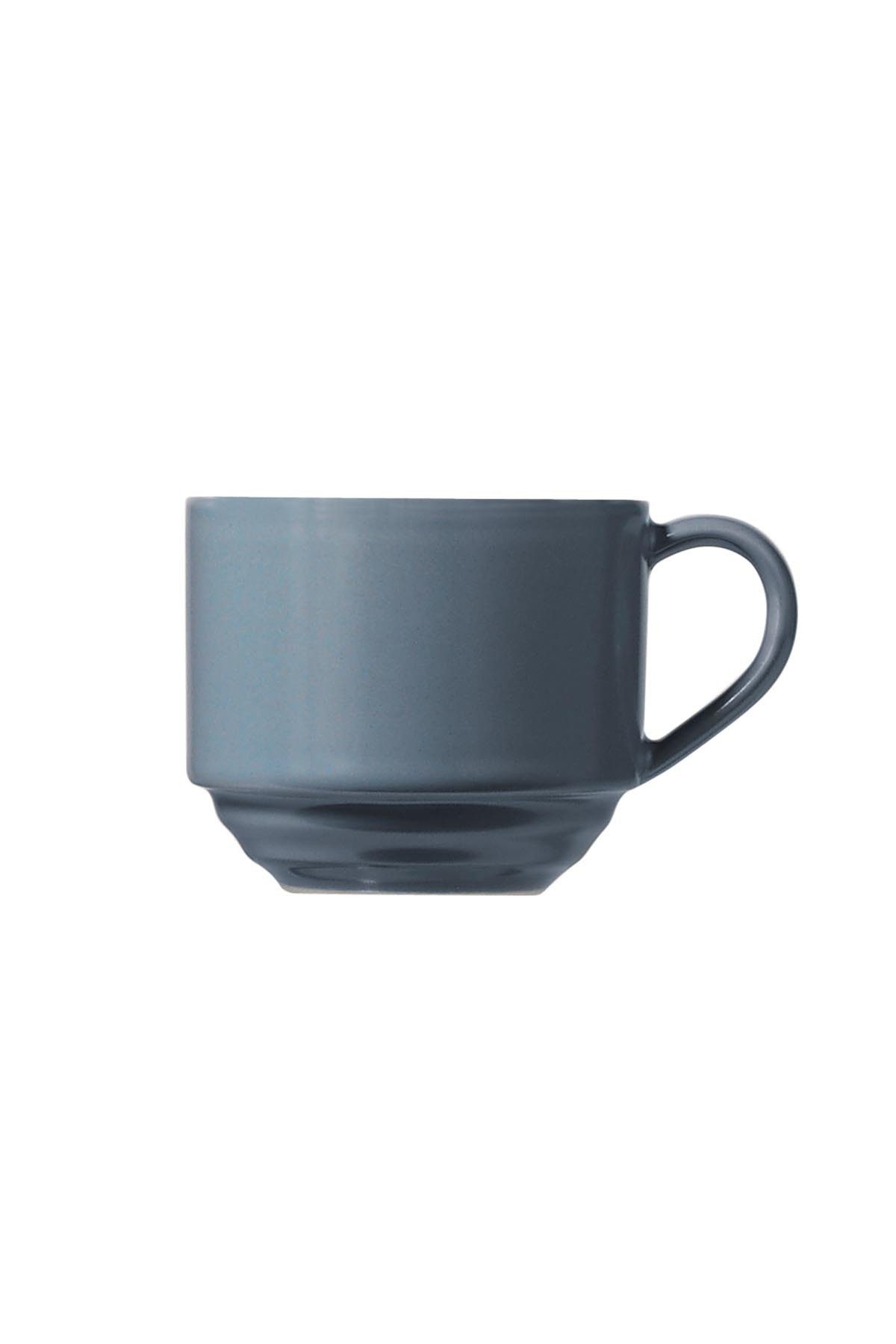 Tasse Kaffeetassen, Grau, Hermia KTP9633, 100% Concept Porzellan