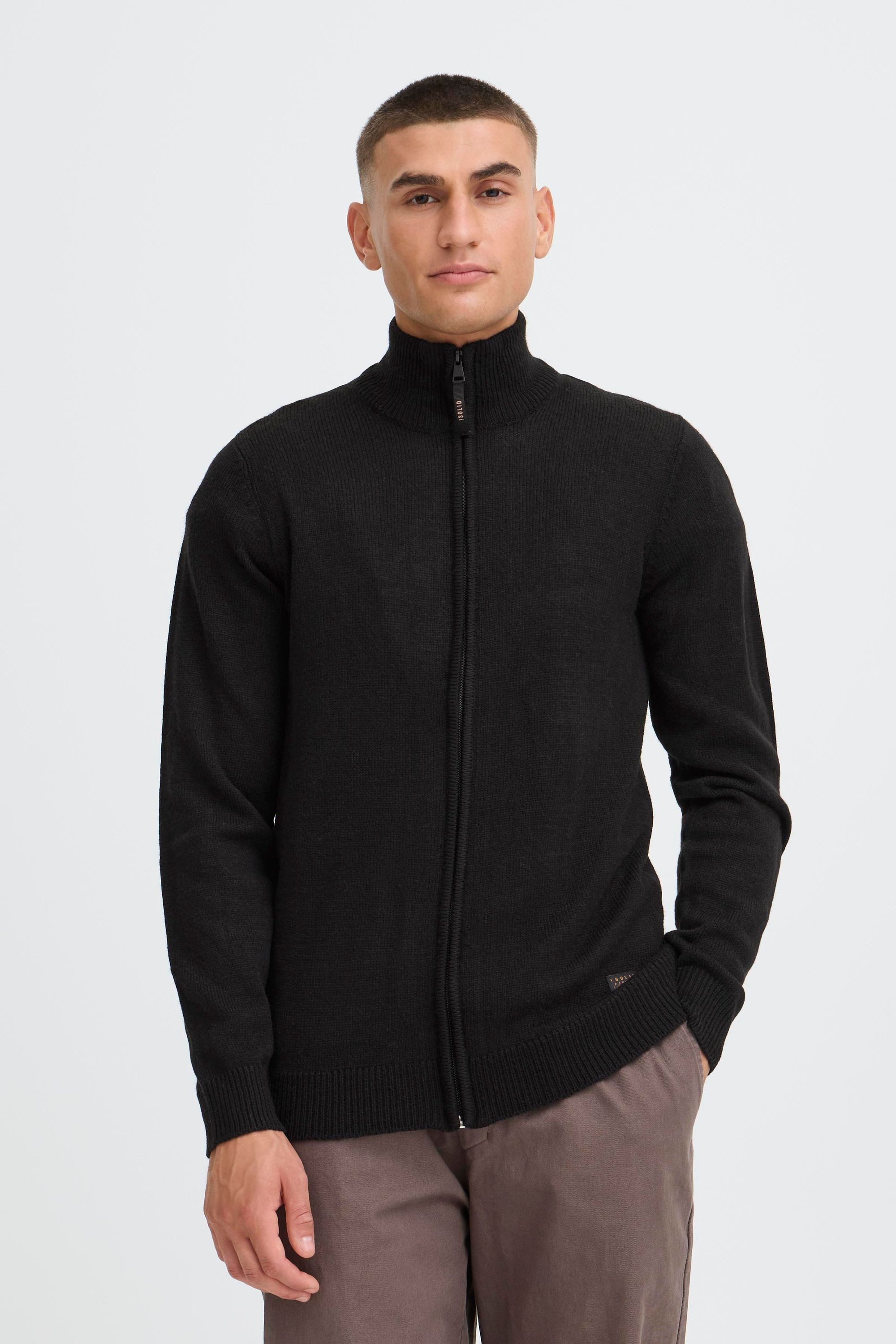 !Solid Strickjacke SDBabal Moderner Cardigan mit Reißverschluss