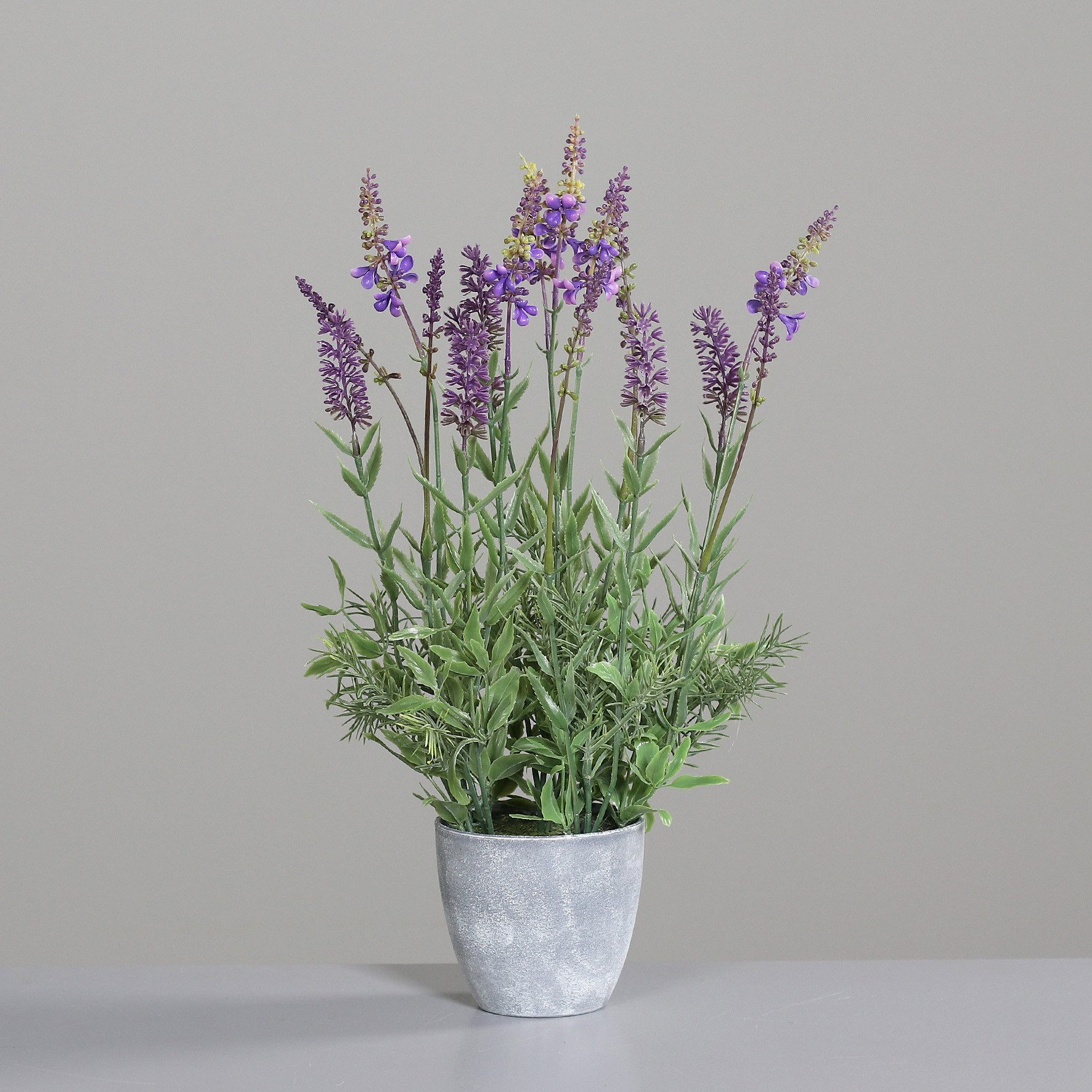 Kunstblume Lavendelbusch im Dekotopf DP Kunstpflanzen günstig online kaufen