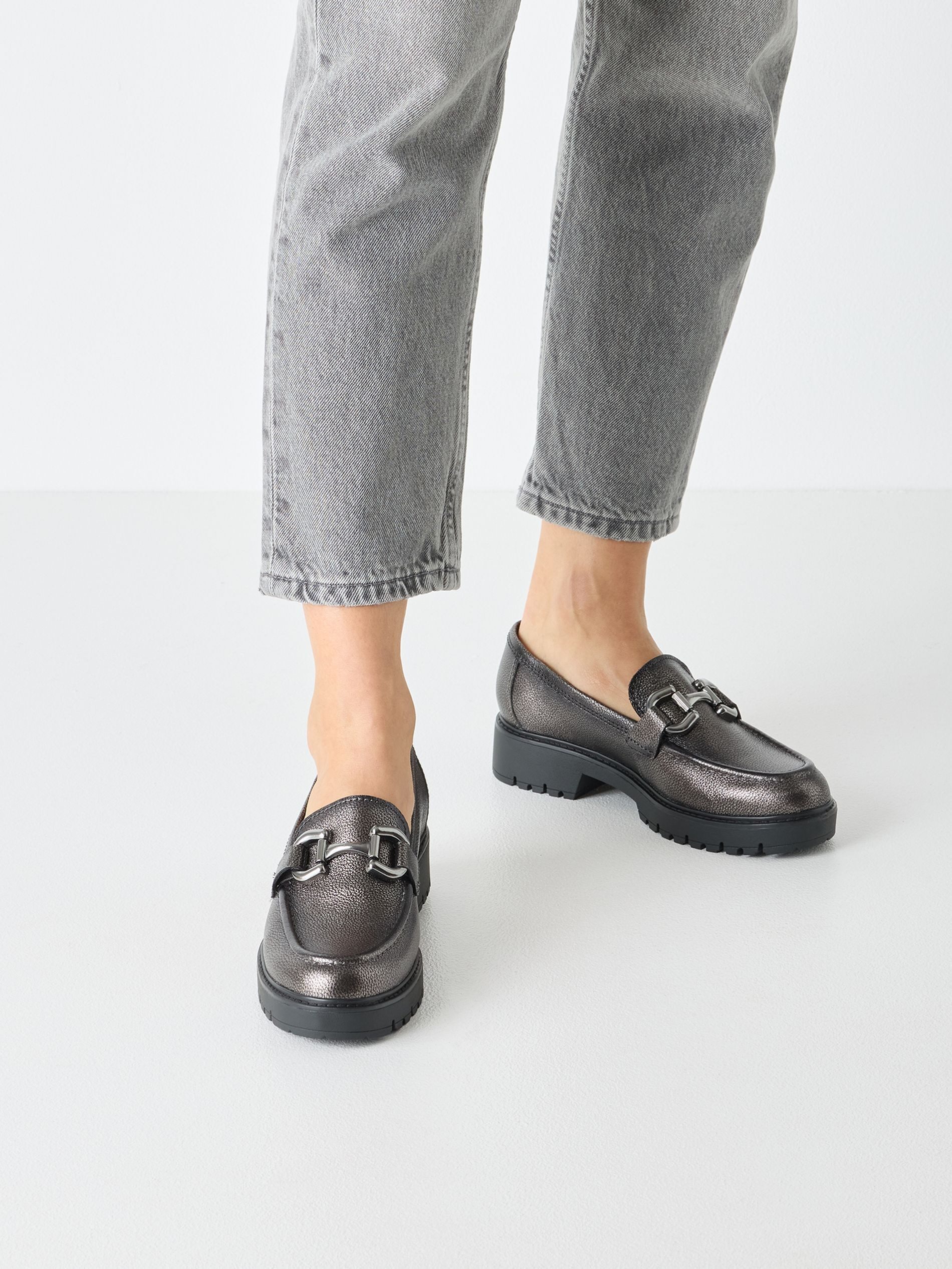Tamaris TOUCH-IT aus Leder kein Absatz 1-24733-45 Slipper TOUCH-IT